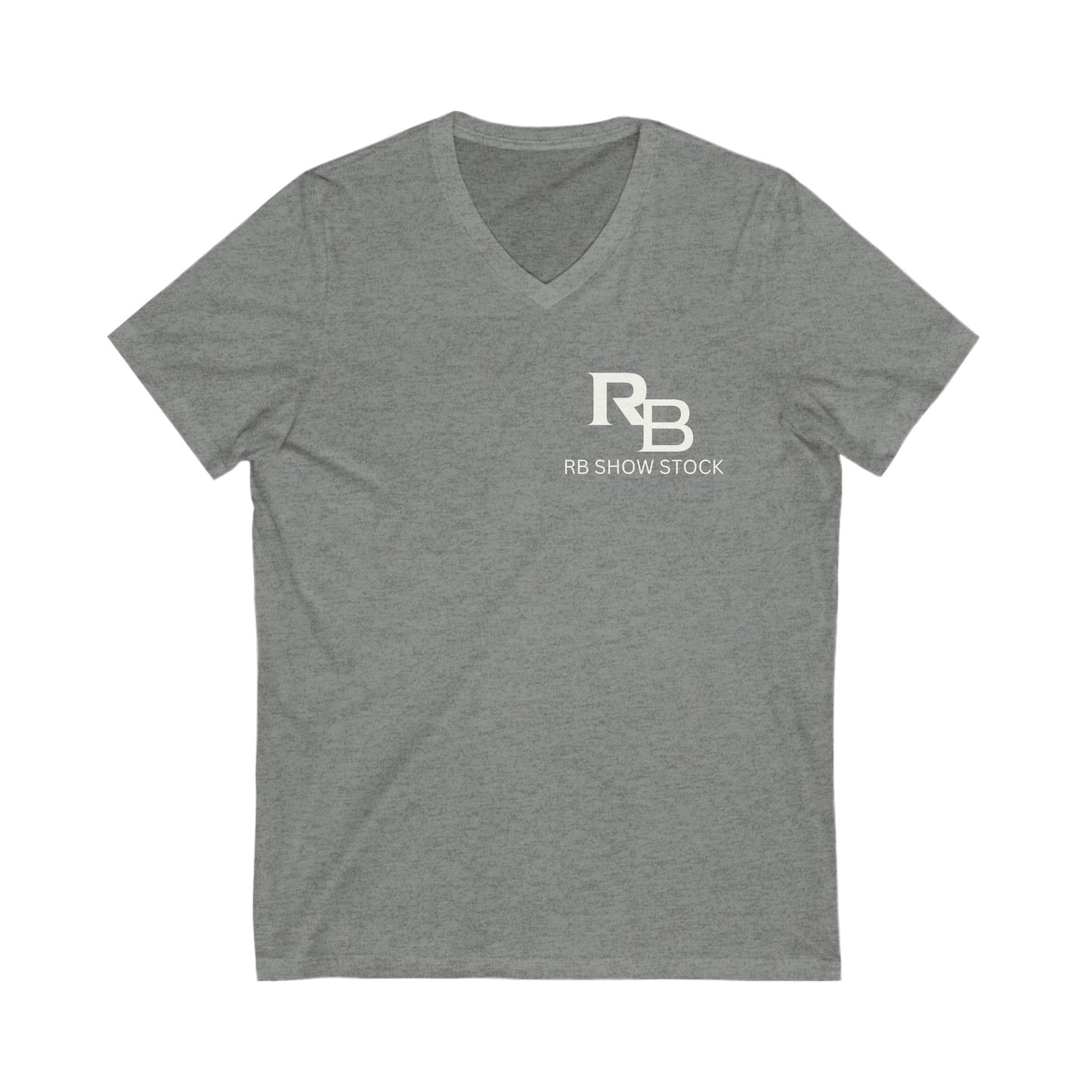 RB White CYOT Jersey Short Sleeve V-Neck Tee