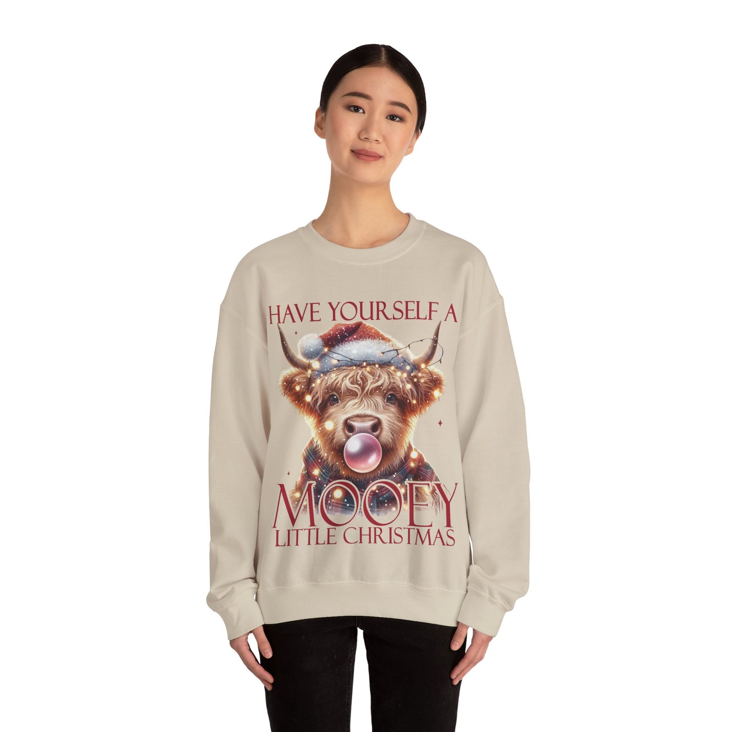 Mooey Little Christmas Heavy Blend™ Crewneck Sweatshirt