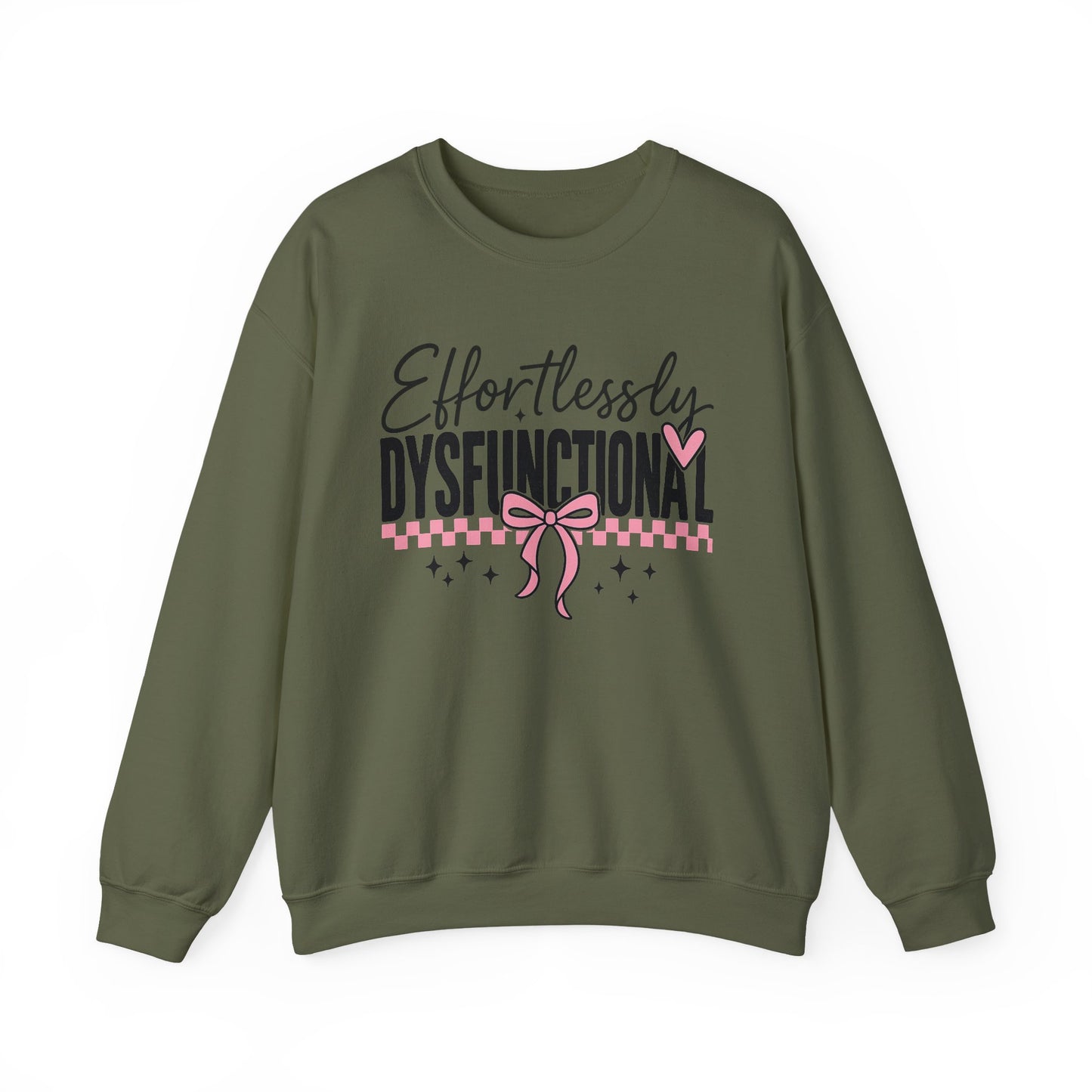 Effortlessly Dysfunctional Heavy Blend™ Crewneck Sweatshirt
