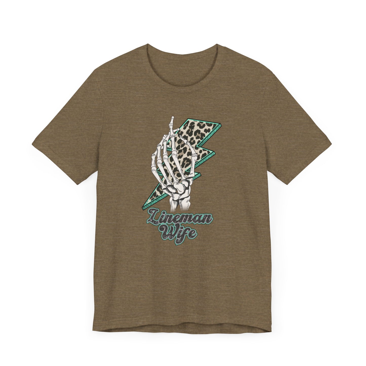 Lineman Wife Jersey Short Sleeve Tee