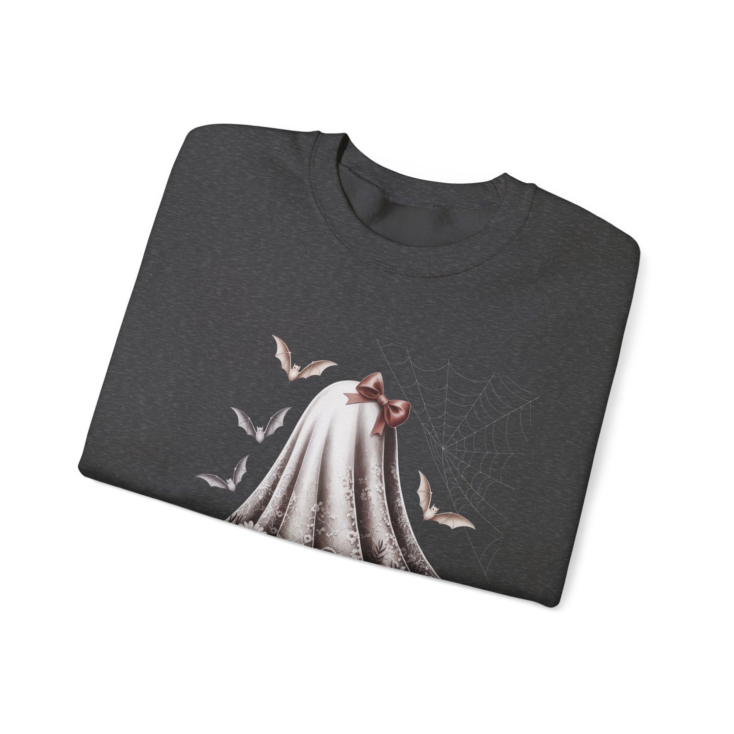 Lace Ghost Heavy Blend™ Crewneck Sweatshirt