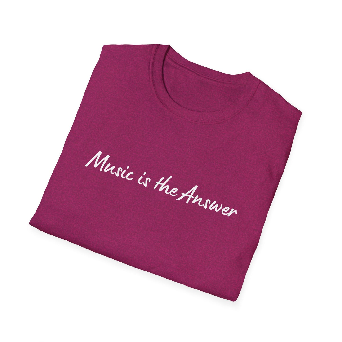 Music Is The Answer Softstyle T-Shirt