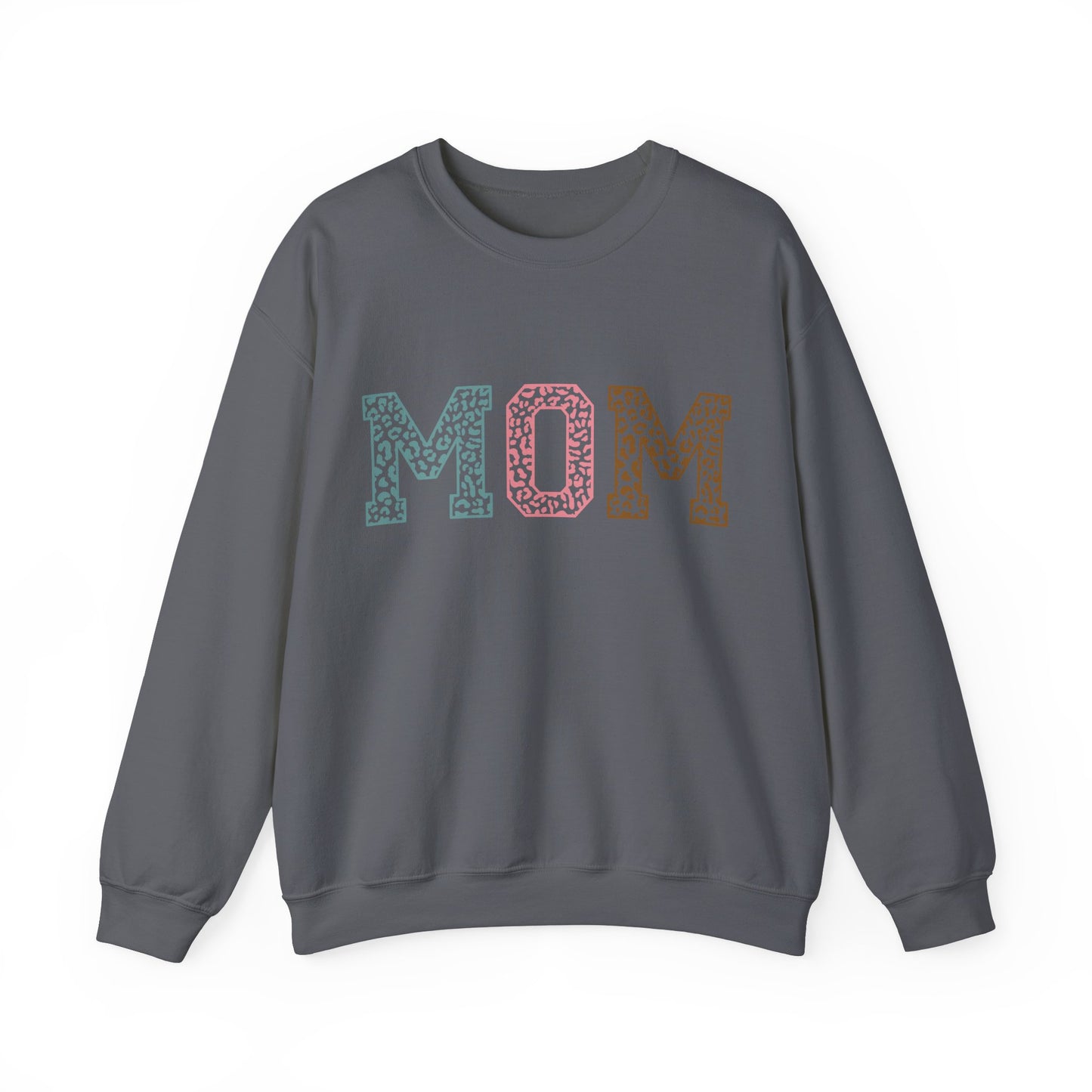 Leopard MOM Heavy Blend™ Crewneck Sweatshirt