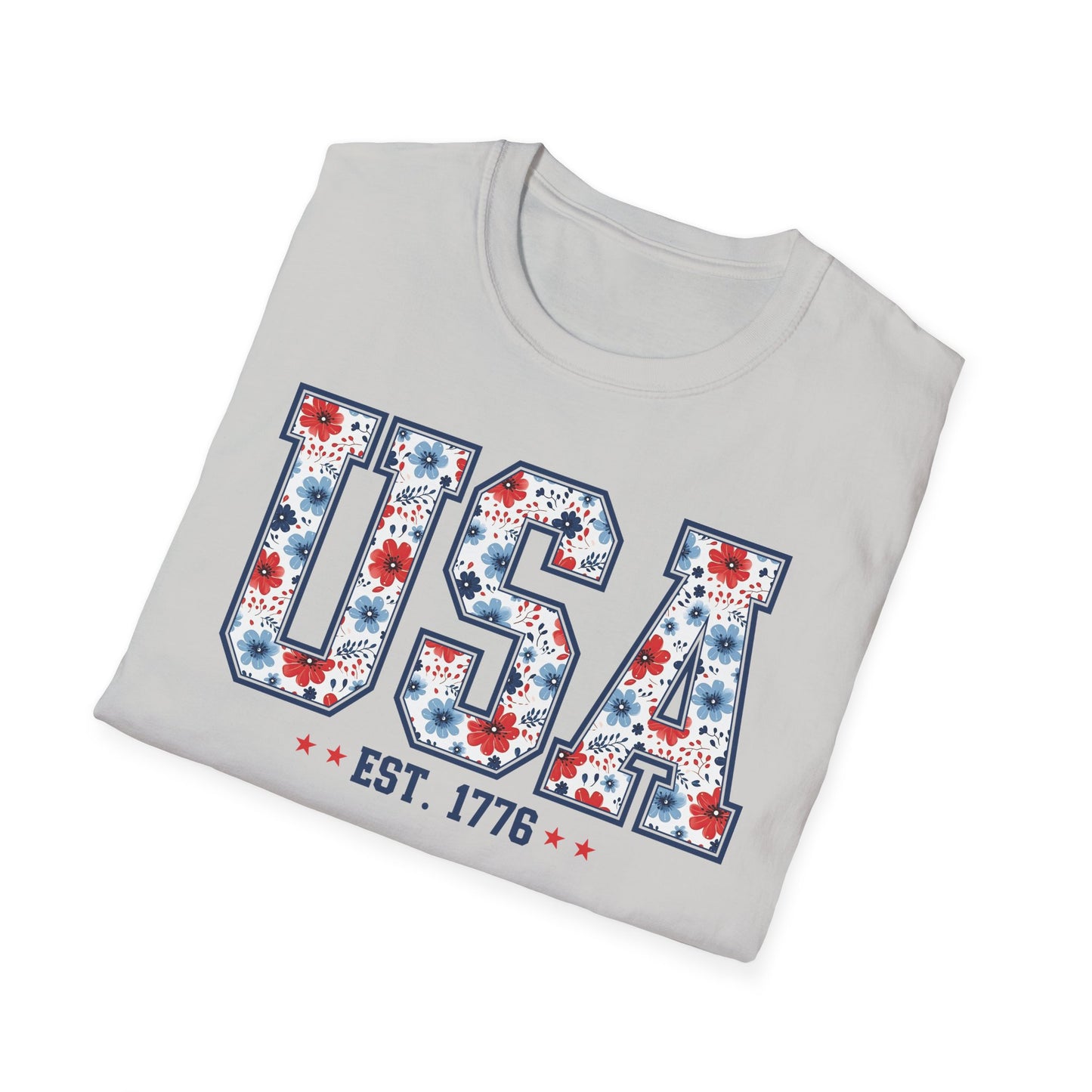 USA EST 1776 Softstyle T-Shirt