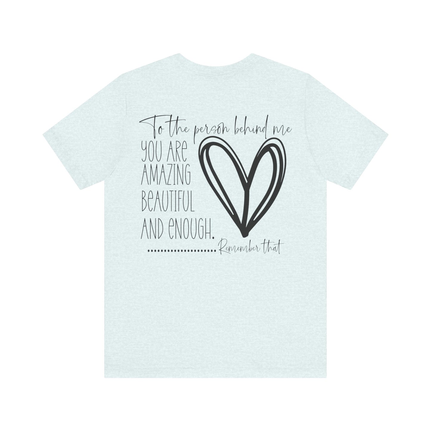 Person Behind Me Jersey Short Sleeve Tee