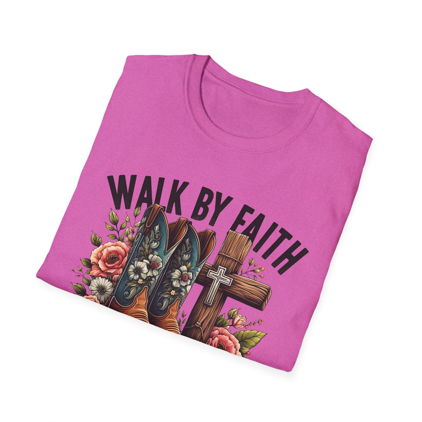 Walk By Faith Even When You Cannot See Softstyle T-Shirt