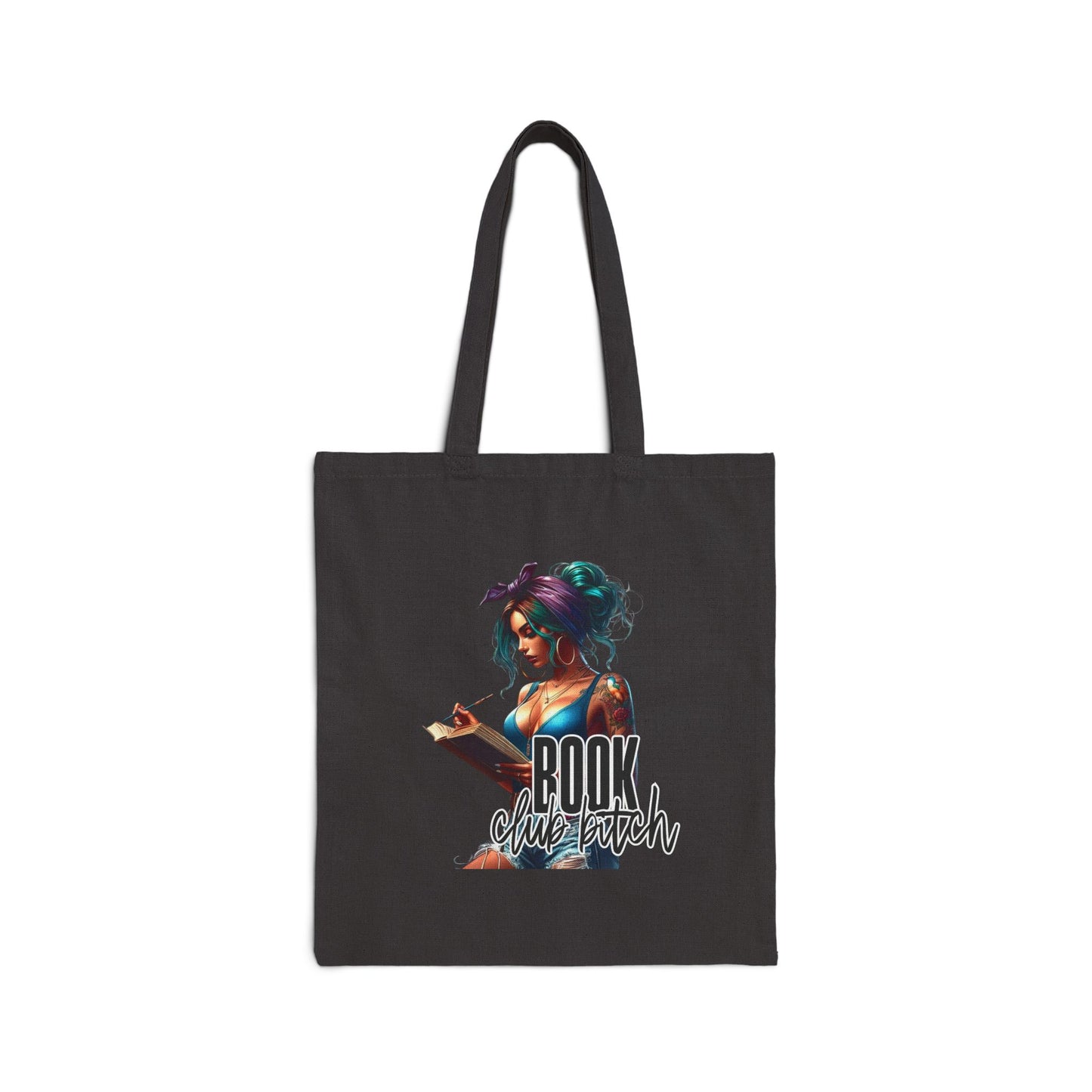 Book Club B Cotton Canvas Tote Bag