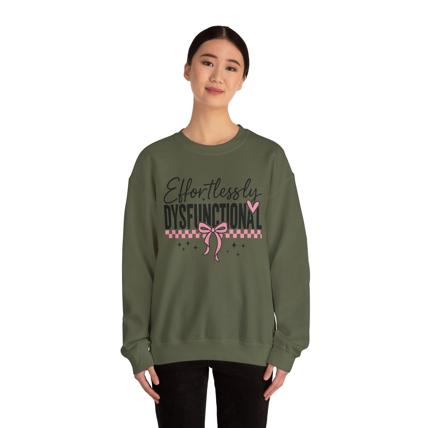 Effortlessly Dysfunctional Heavy Blend™ Crewneck Sweatshirt