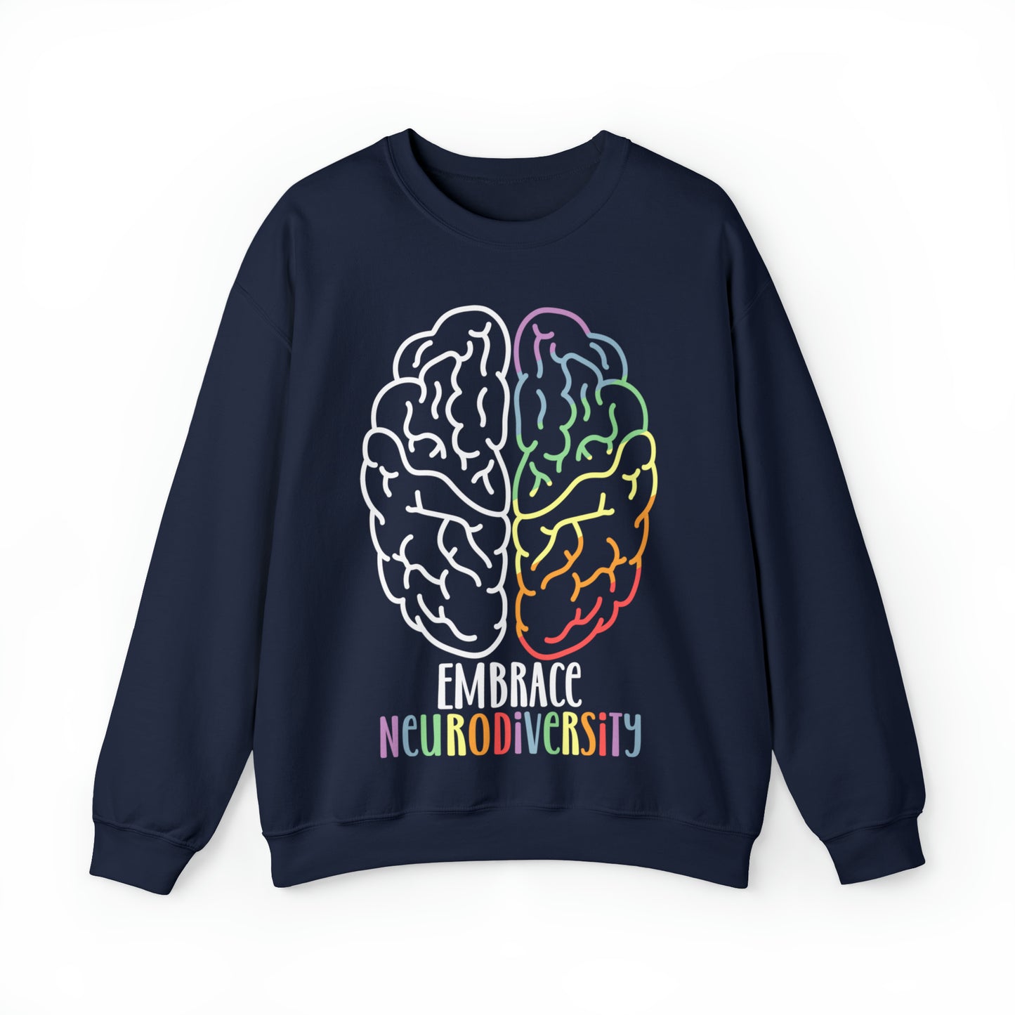 Embrace Neurodiversity Heavy Blend™ Crewneck Sweatshirt