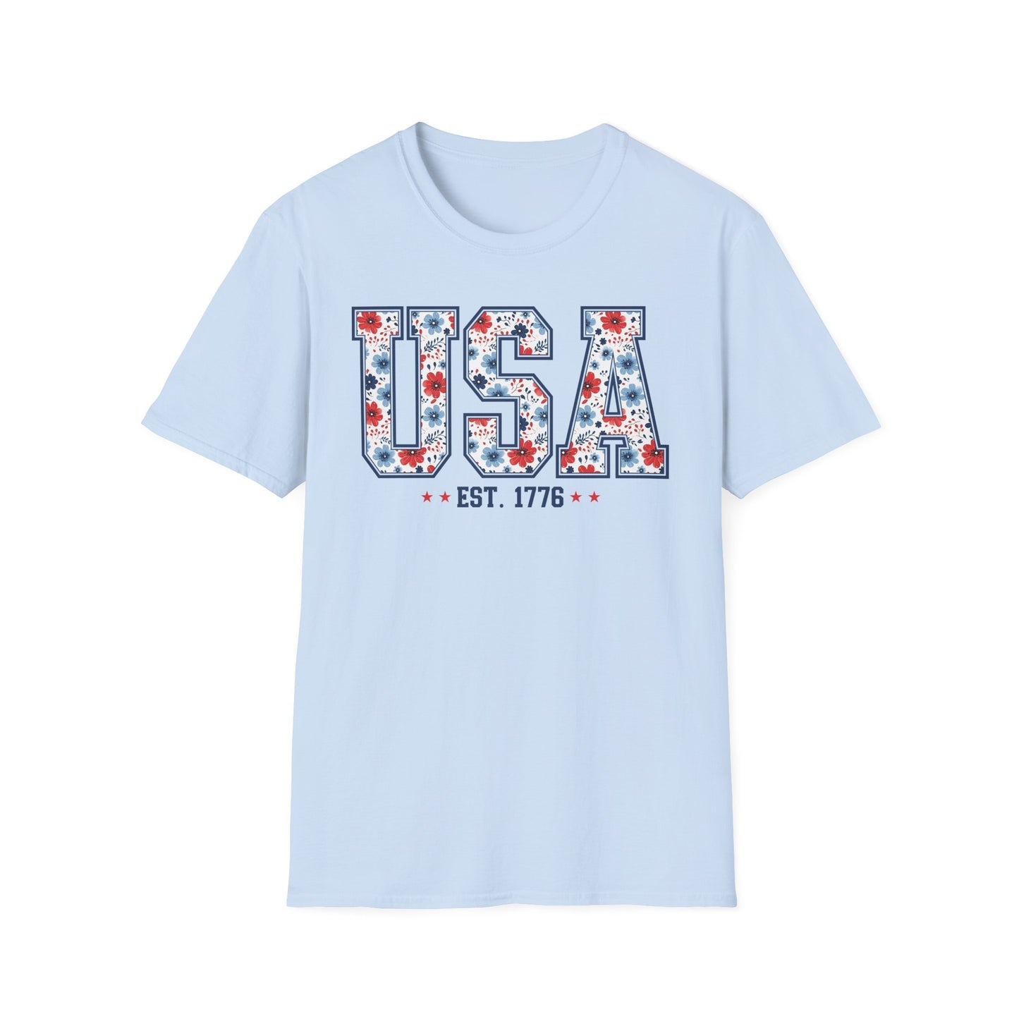 USA EST 1776 Softstyle T-Shirt
