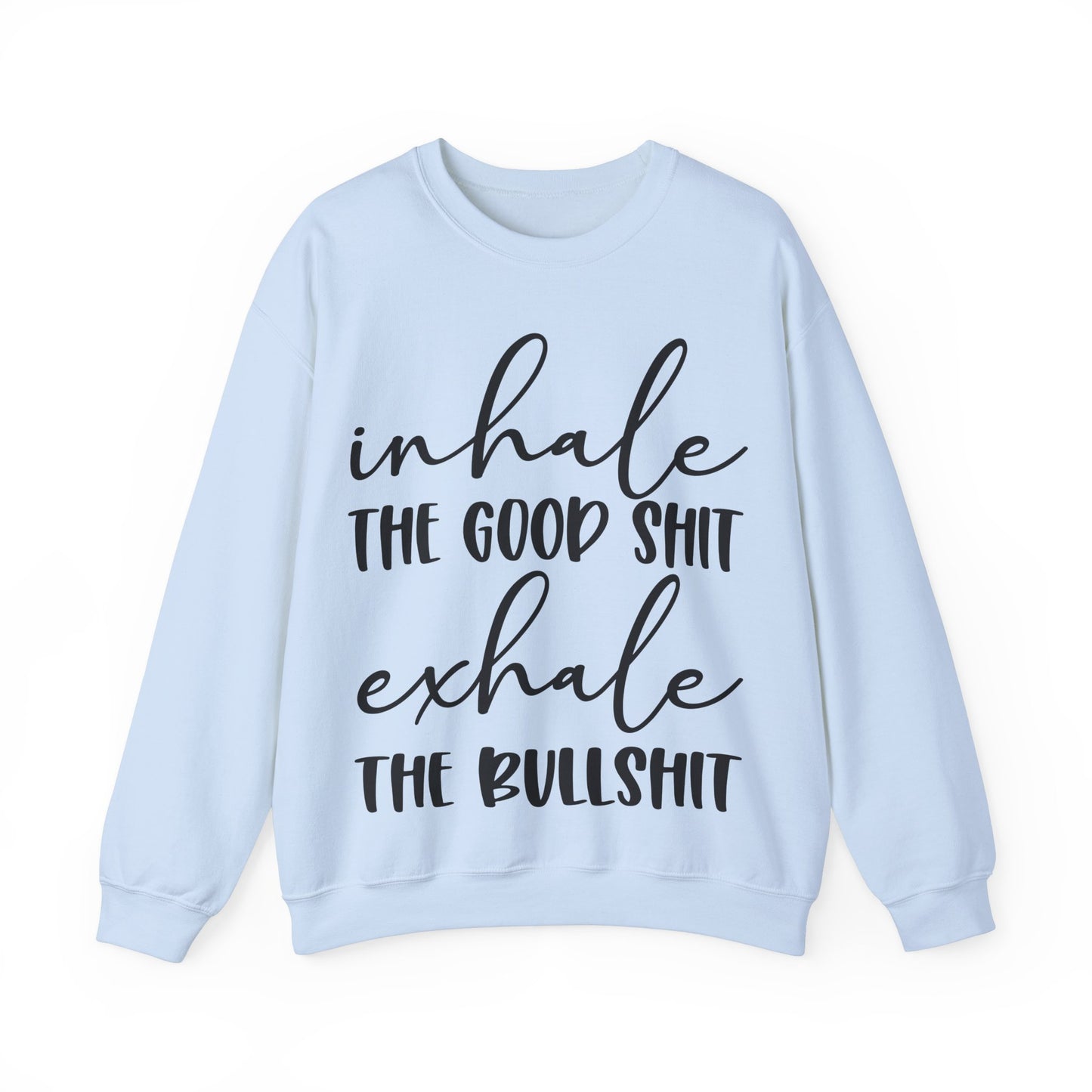 Inhale Exhale Heavy Blend™ Crewneck Sweatshirt