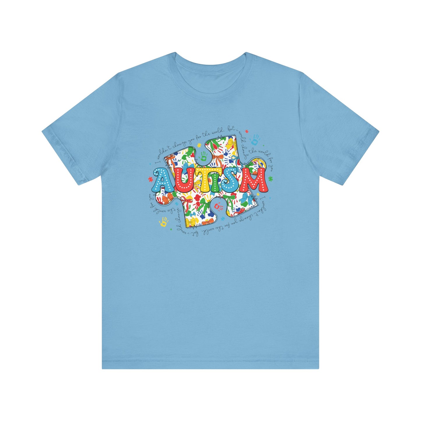 Autism Puzzle Jersey Short Sleeve Tee