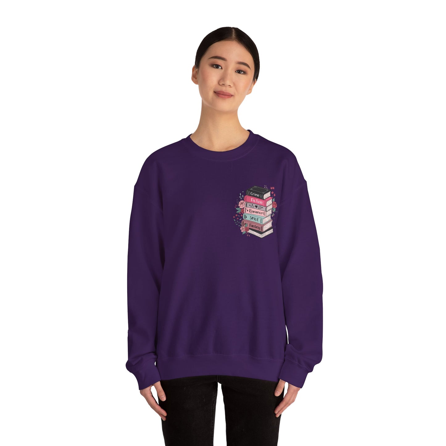 The Stack of Books Heavy Blend™ Crewneck Sweatshirt