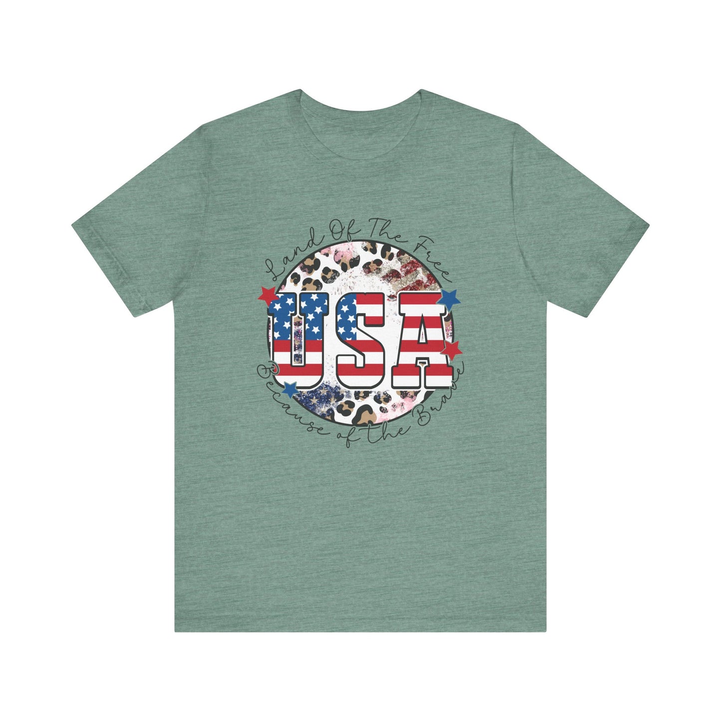 Land Of The Free Jersey Short Sleeve Tee