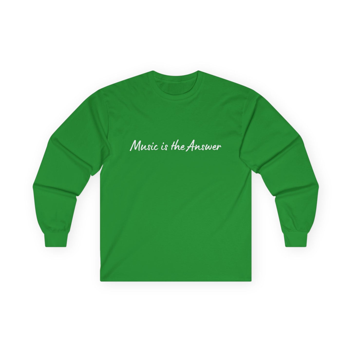 Music Is The Answer Ultra Cotton Long Sleeve Tee