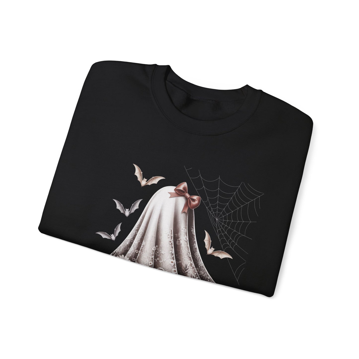 Lace Ghost Heavy Blend™ Crewneck Sweatshirt