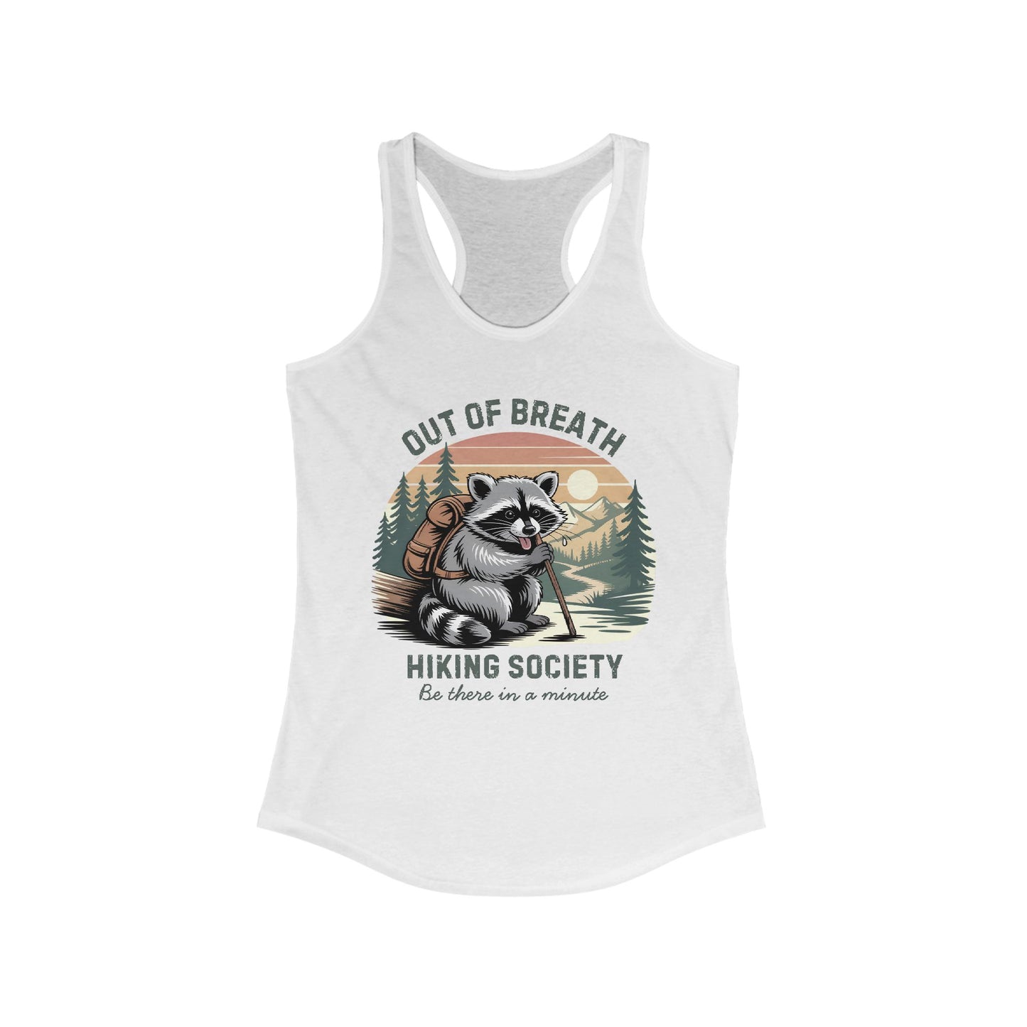 Out Of Breath Women's Ideal Racerback Tank
