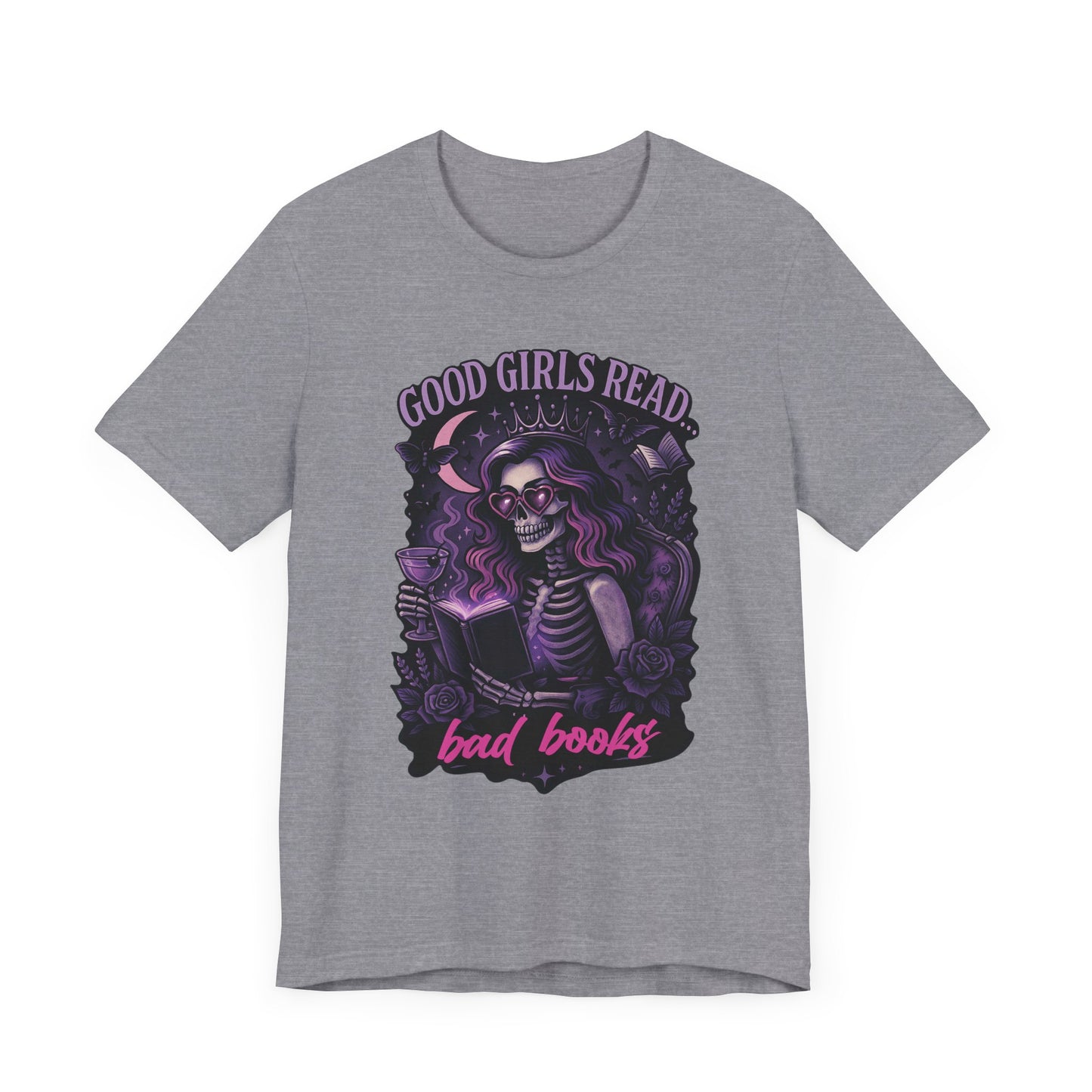 Good Girls Read Bad Books Jersey Short Sleeve Tee