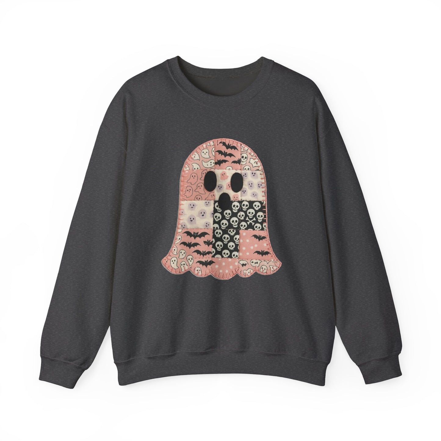 Patchwork Ghost Heavy Blend™ Crewneck Sweatshirt