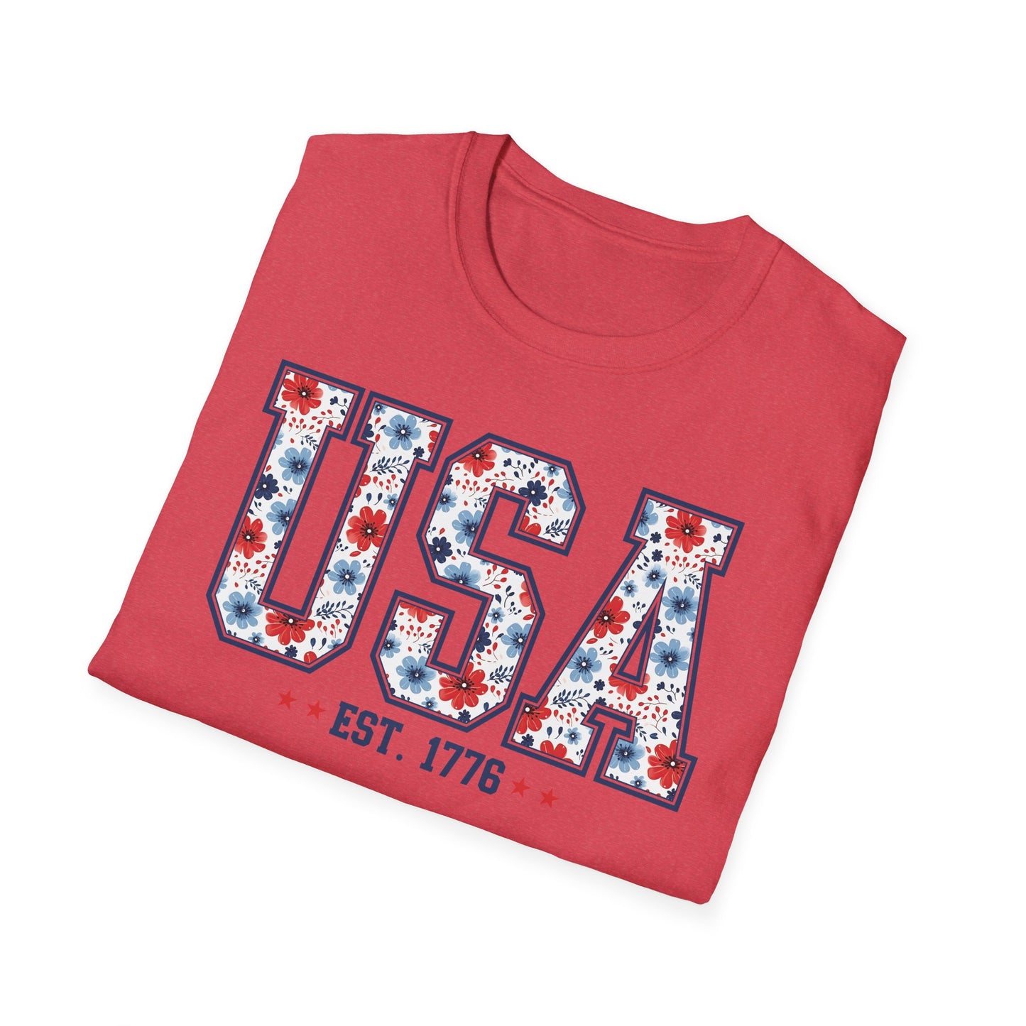 USA EST 1776 Softstyle T-Shirt