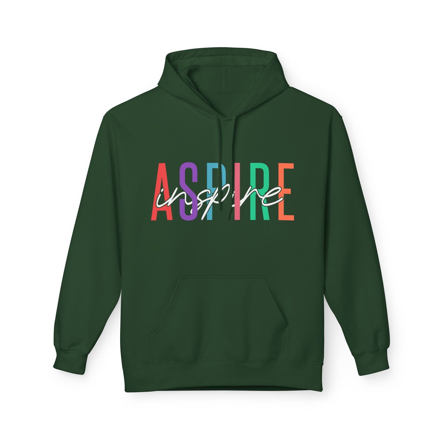 Aspire Inspire Midweight Softstyle Fleece Hoodie