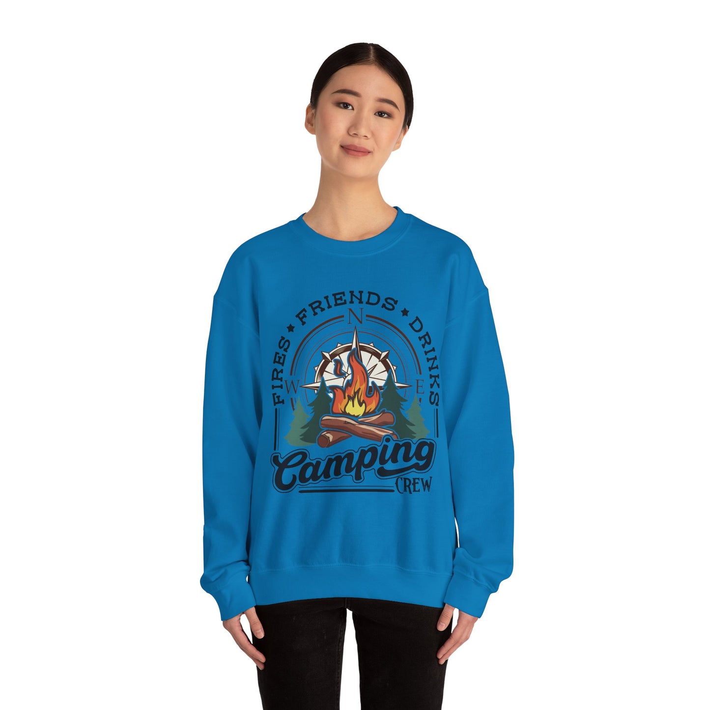 Camping Crew Heavy Blend™ Crewneck Sweatshirt
