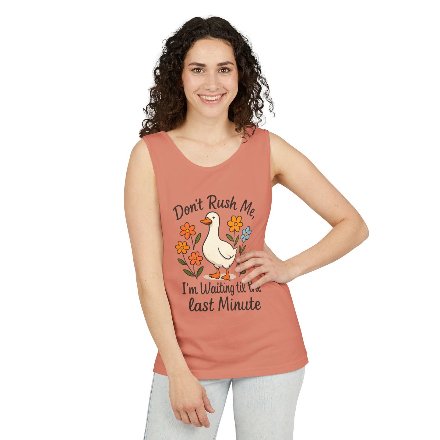 Dot Rush Me Garment-Dyed Tank Top