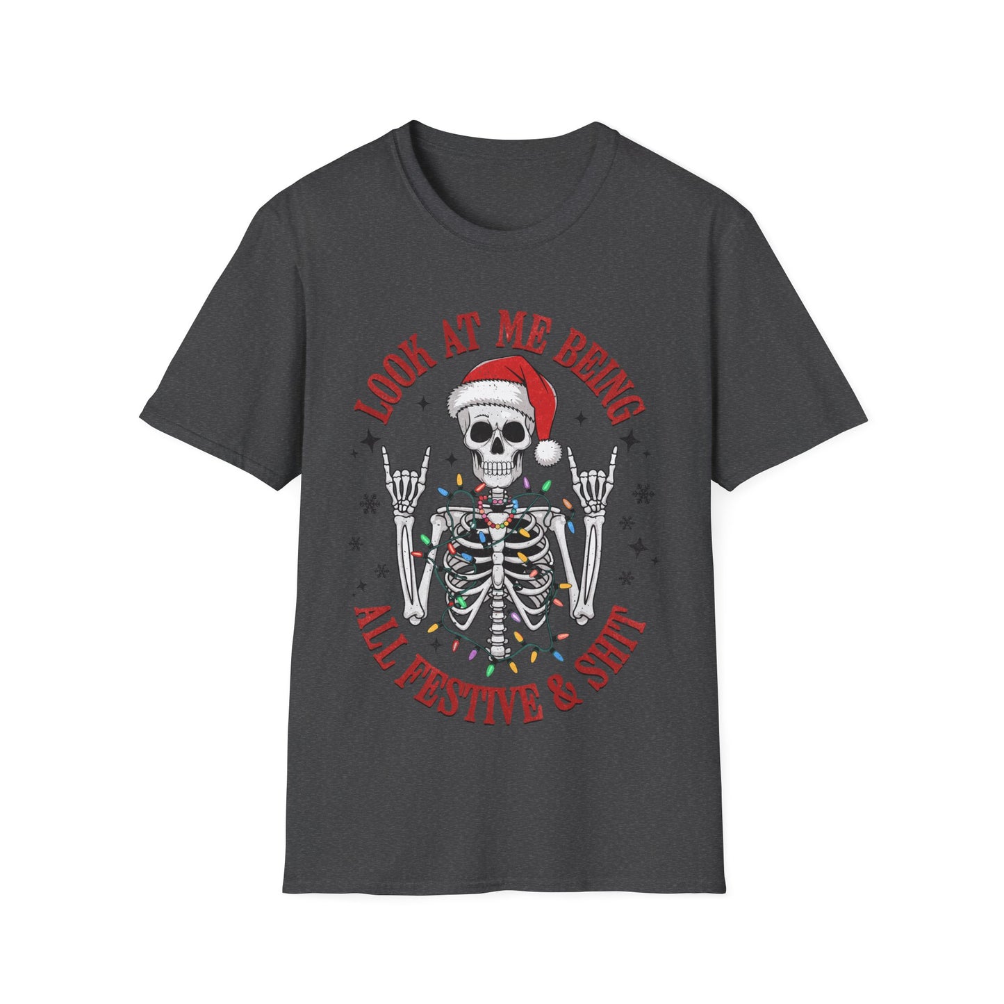 Festive Skellie Softstyle T-Shirt