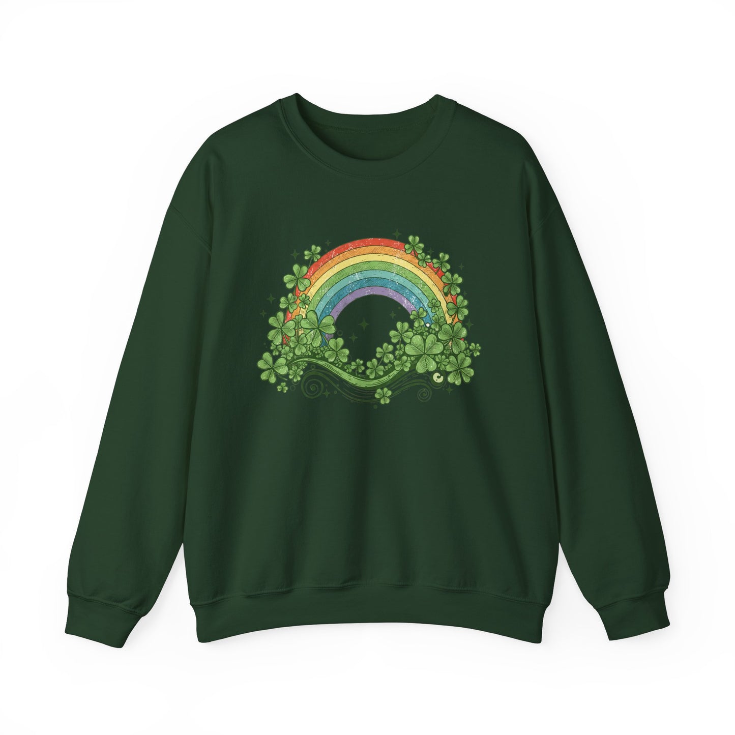 Lucky Rainbow Heavy Blend™ Crewneck Sweatshirt
