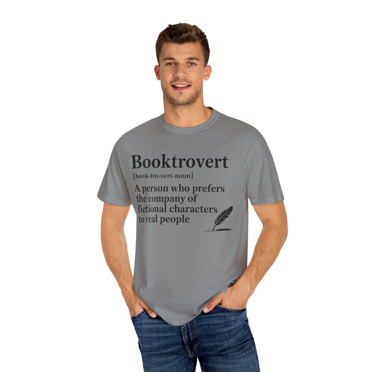 Booktrovert Garment-Dyed T-shirt