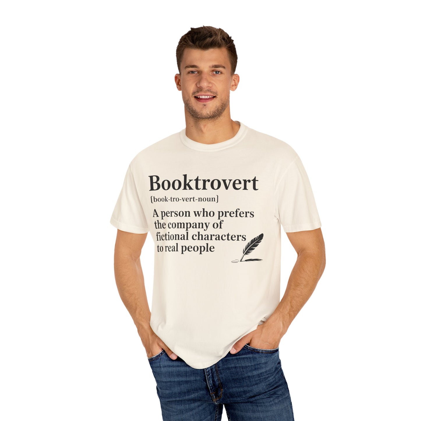 Booktrovert Garment-Dyed T-shirt