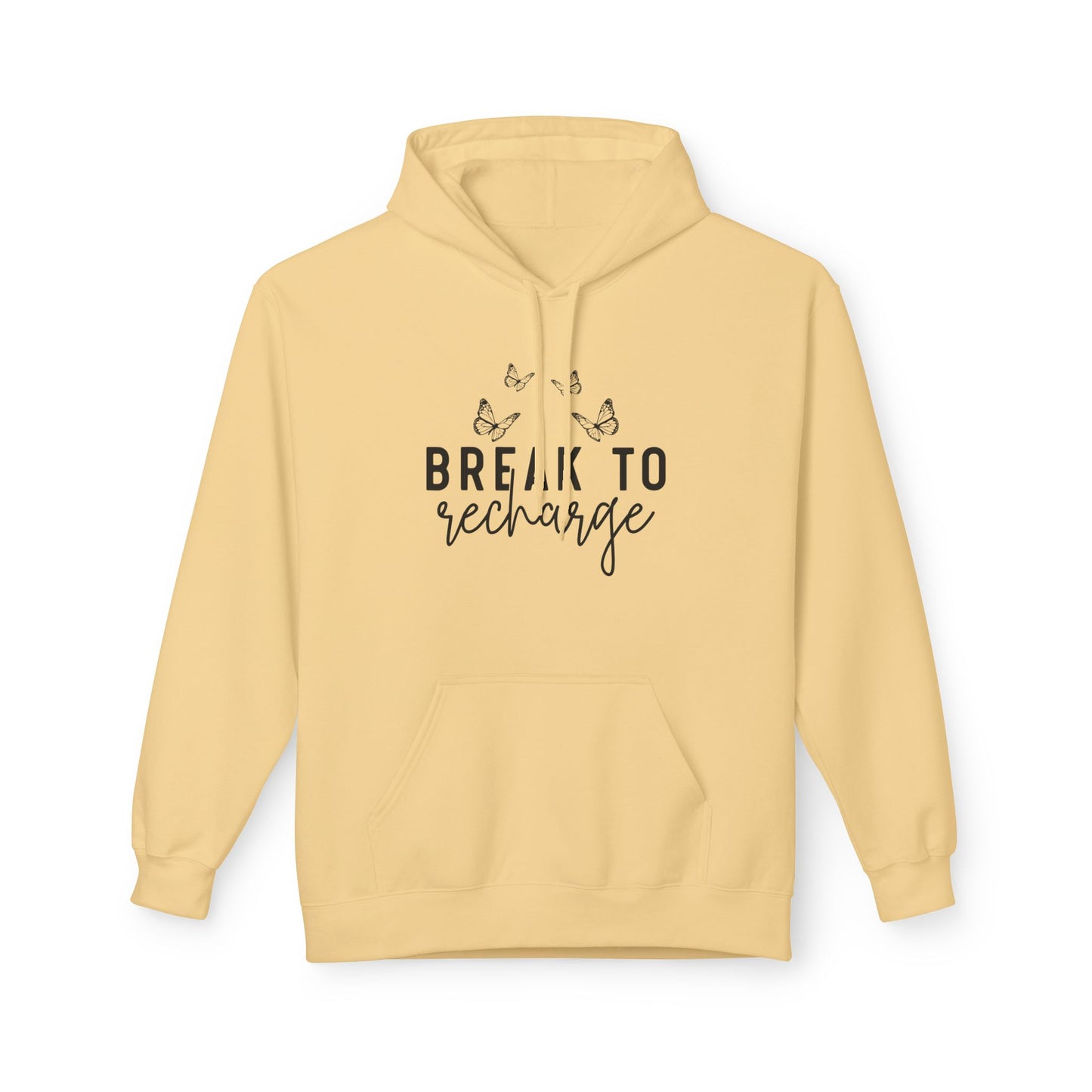 Break To Recharge Midweight Softstyle Fleece Hoodie