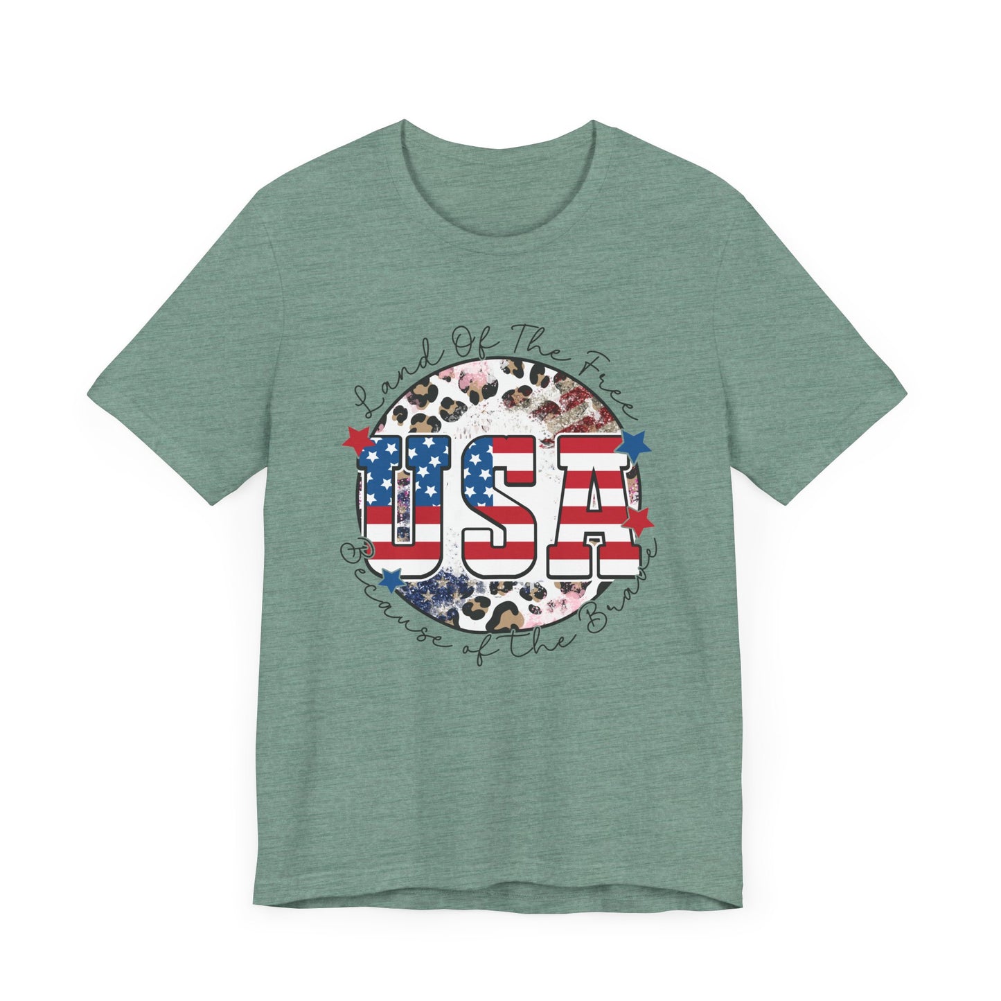 Land Of The Free Jersey Short Sleeve Tee