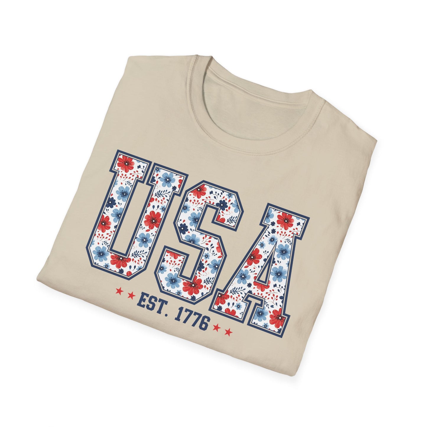 USA EST 1776 Softstyle T-Shirt