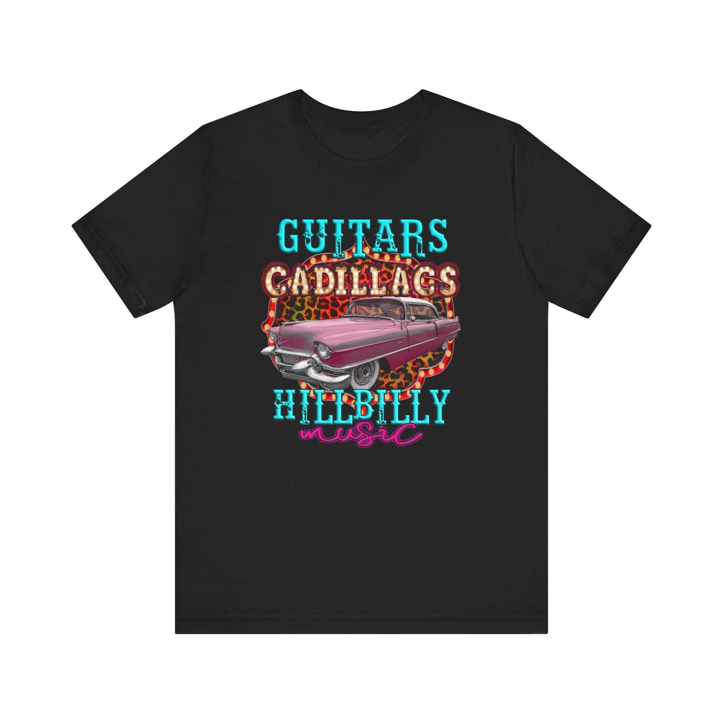 Guitars Cadillacs Hillbilly Music Jersey Short Sleeve Tee