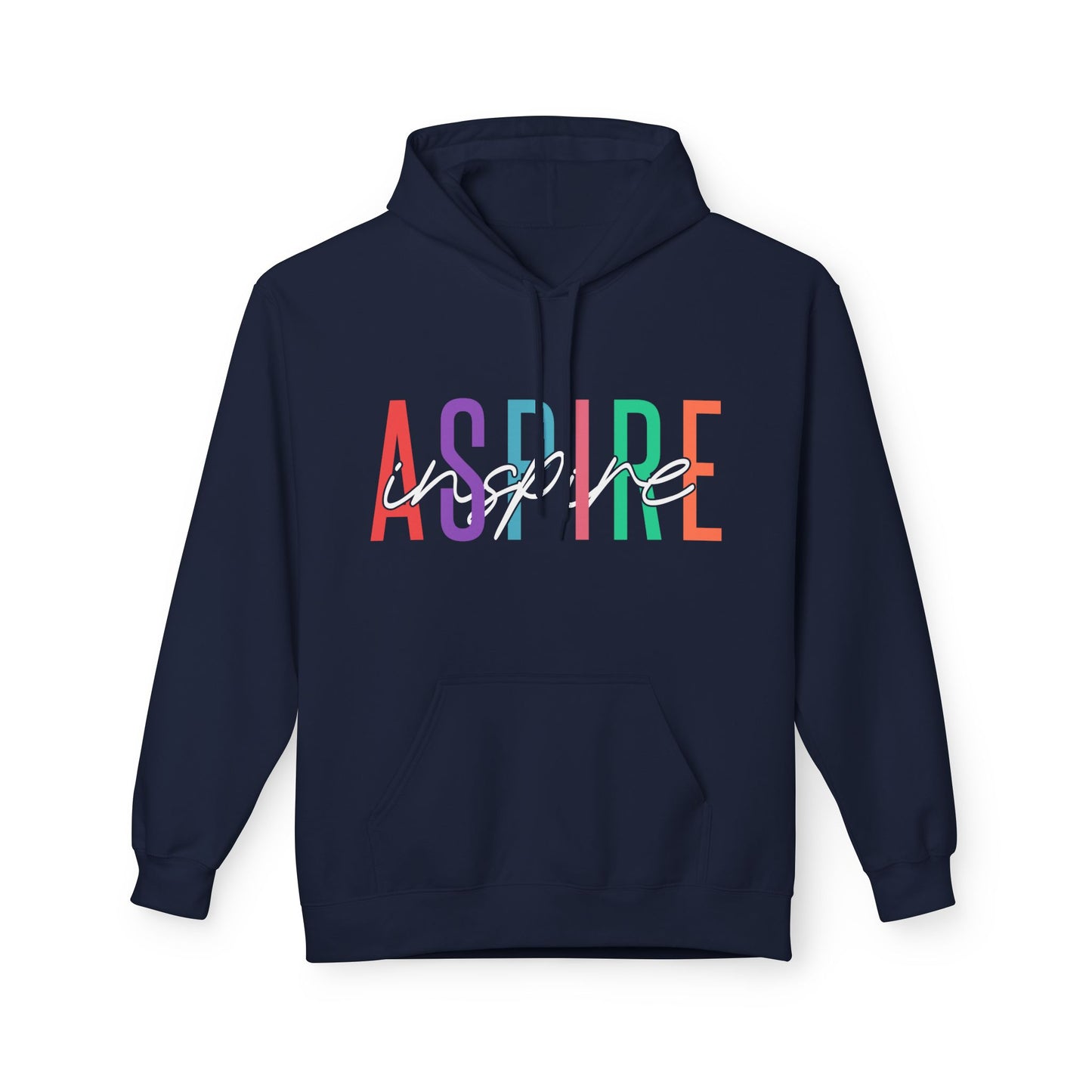 Aspire Inspire Midweight Softstyle Fleece Hoodie