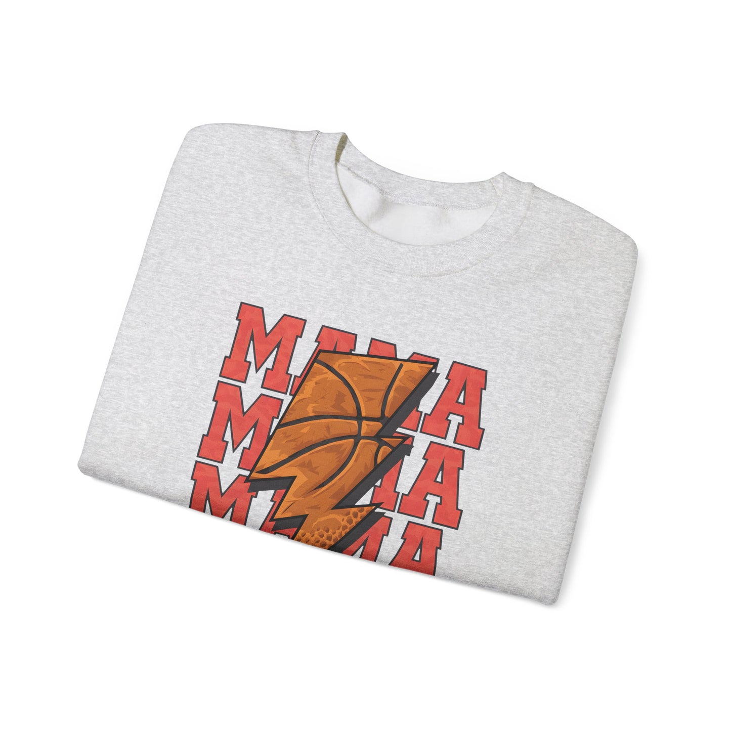 Stacked Basketball Mama Heavy Blend™ Crewneck Sweatshirt