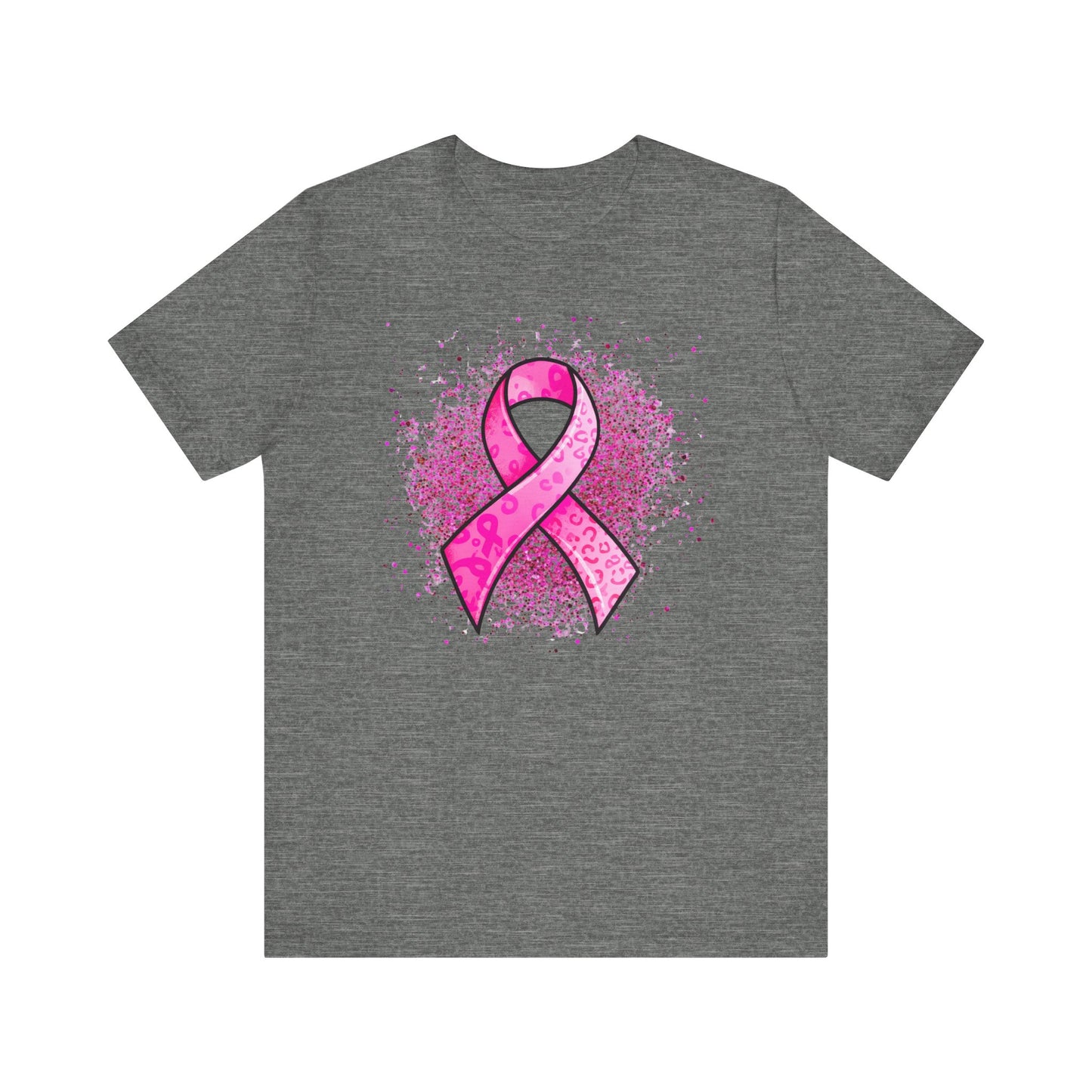 Breast Cancer Ribbon Jersey Short Sleeve Tee