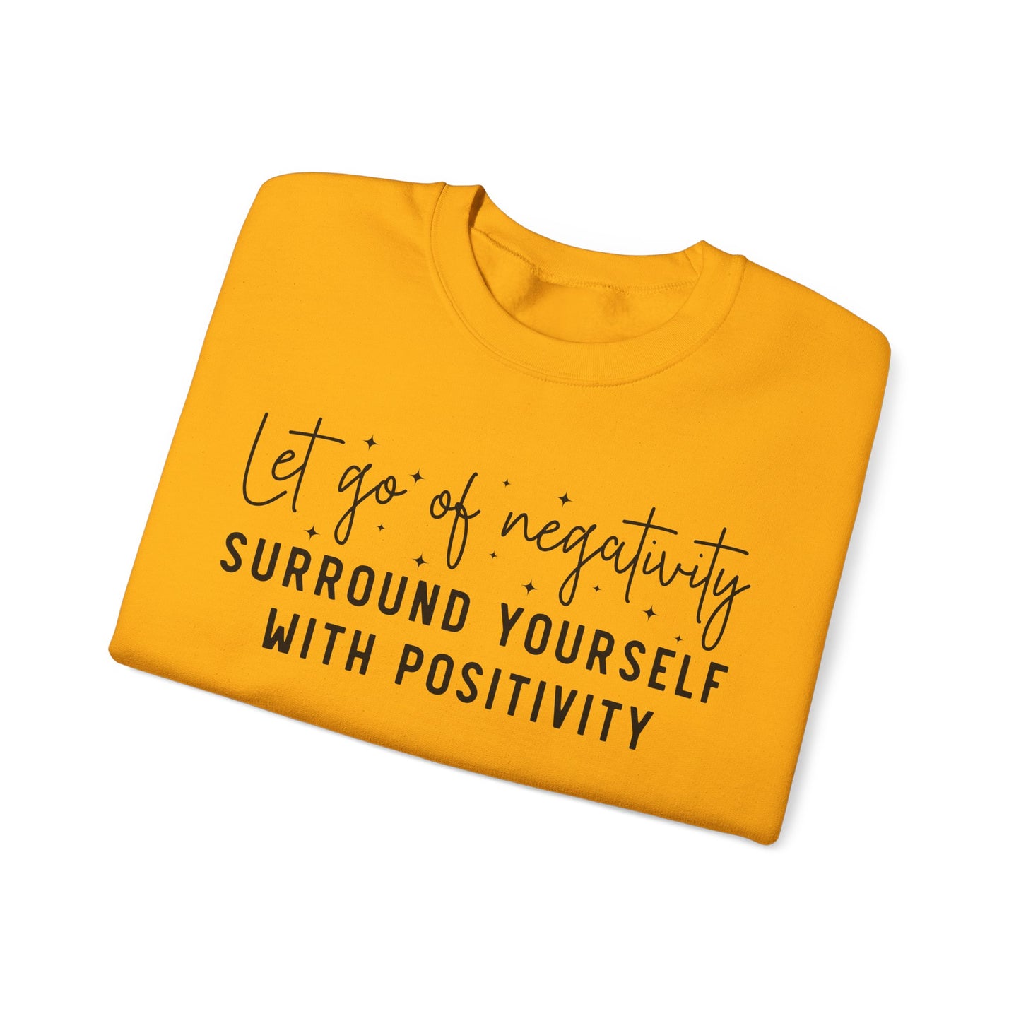 Let Go Of Negativity Heavy Blend™ Crewneck Sweatshirt
