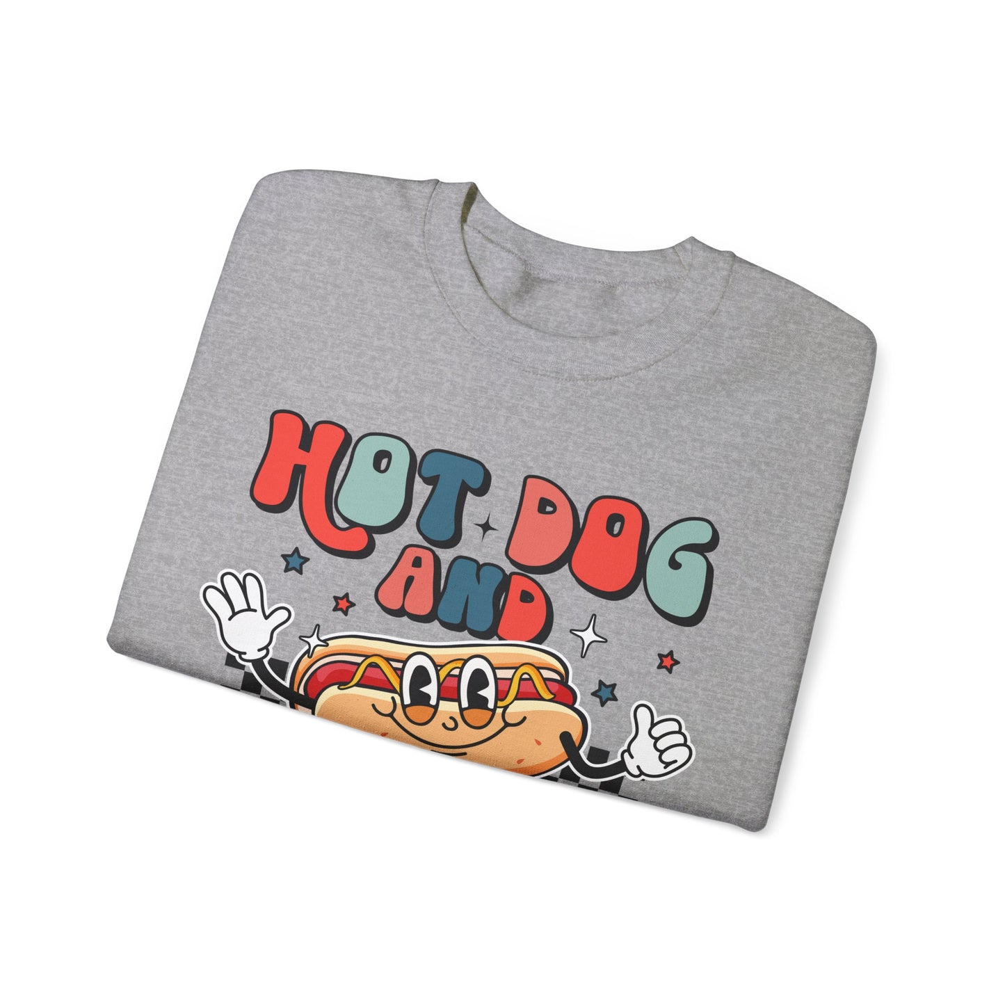 Hot Dogs and Home Runs Heavy Blend™ Crewneck Sweatshirt