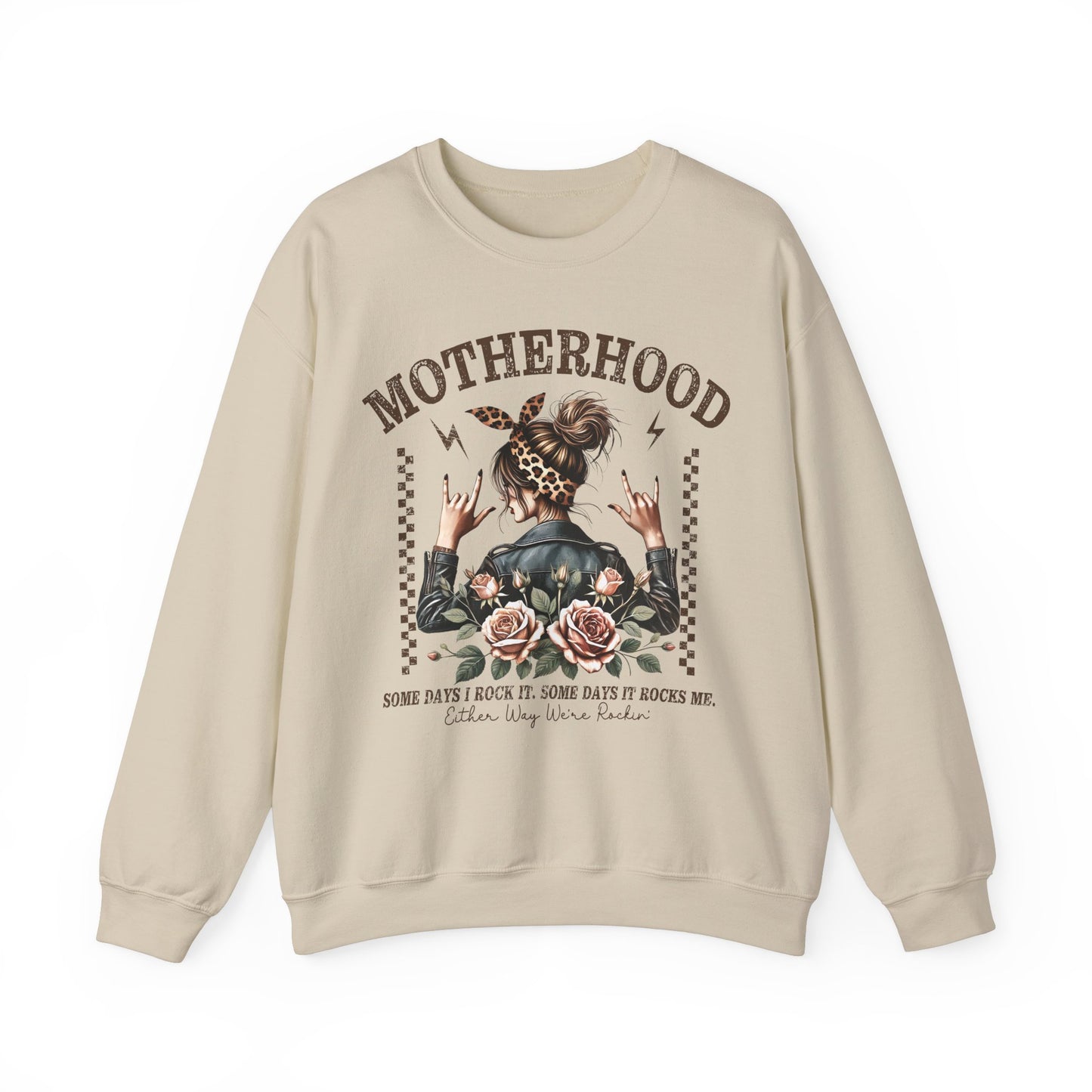 Motherhood Either Way Were Rockin Heavy Blend™ Crewneck Sweatshirt