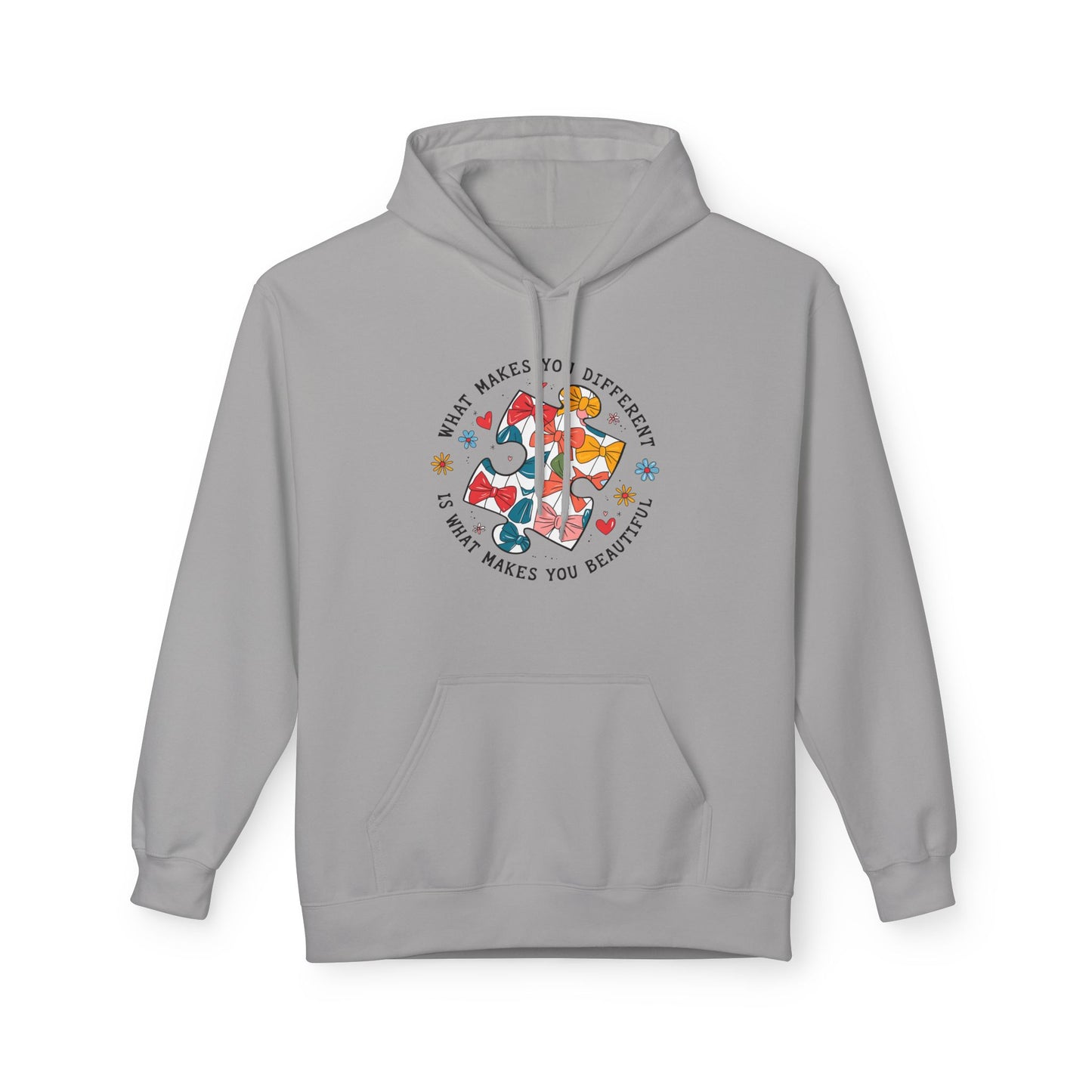 Retro Autism Coquette Midweight Softstyle Fleece Hoodie