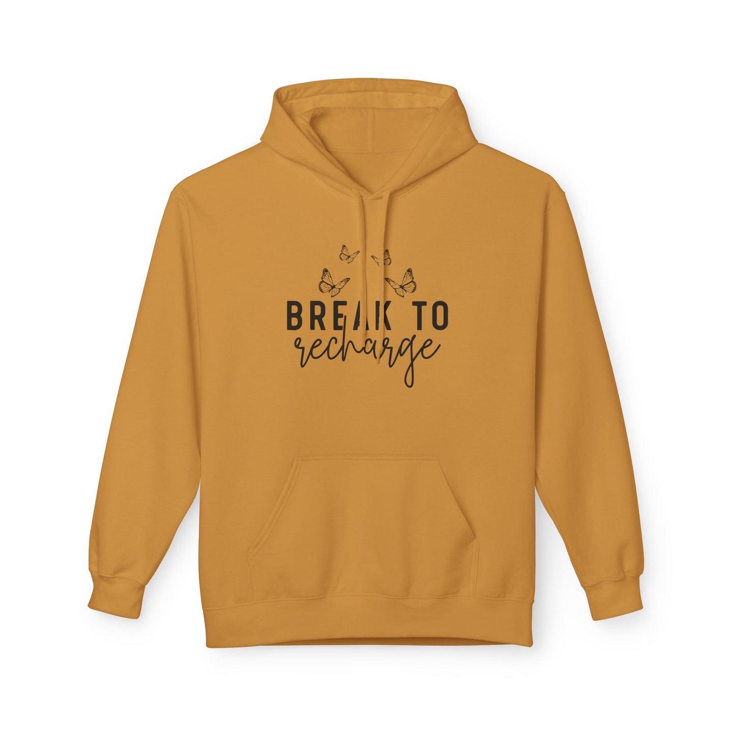 Break To Recharge Midweight Softstyle Fleece Hoodie