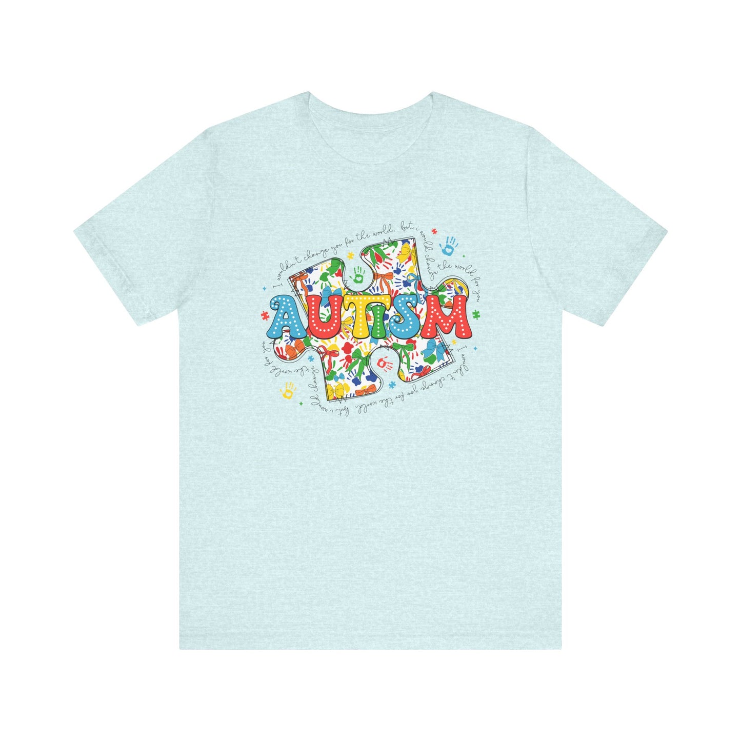 Autism Puzzle Jersey Short Sleeve Tee
