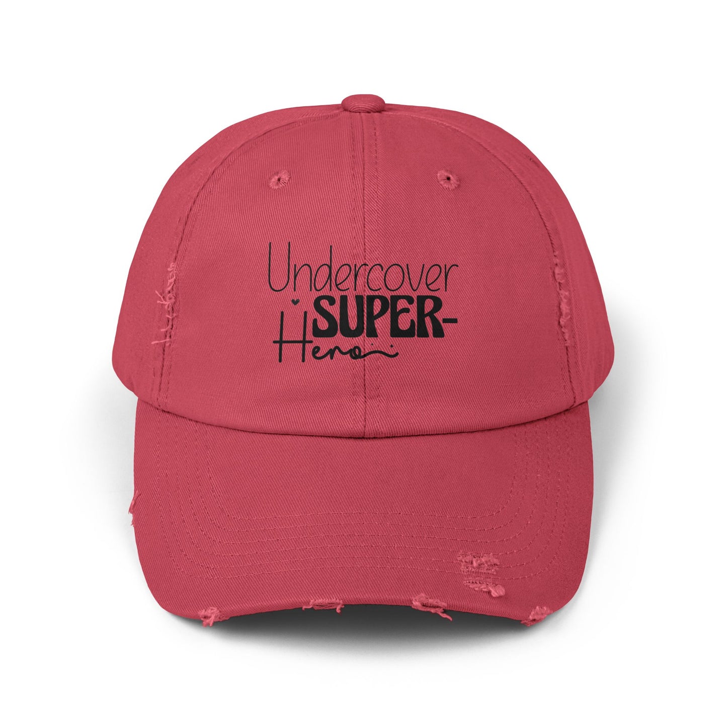 Undercover Super Hero Distressed Cap