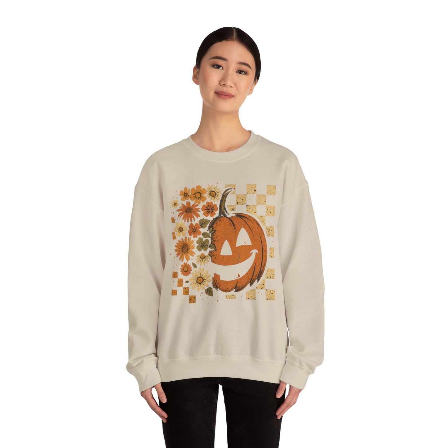 Vintage Jack-o’-lantern Heavy Blend™ Crewneck Sweatshirt