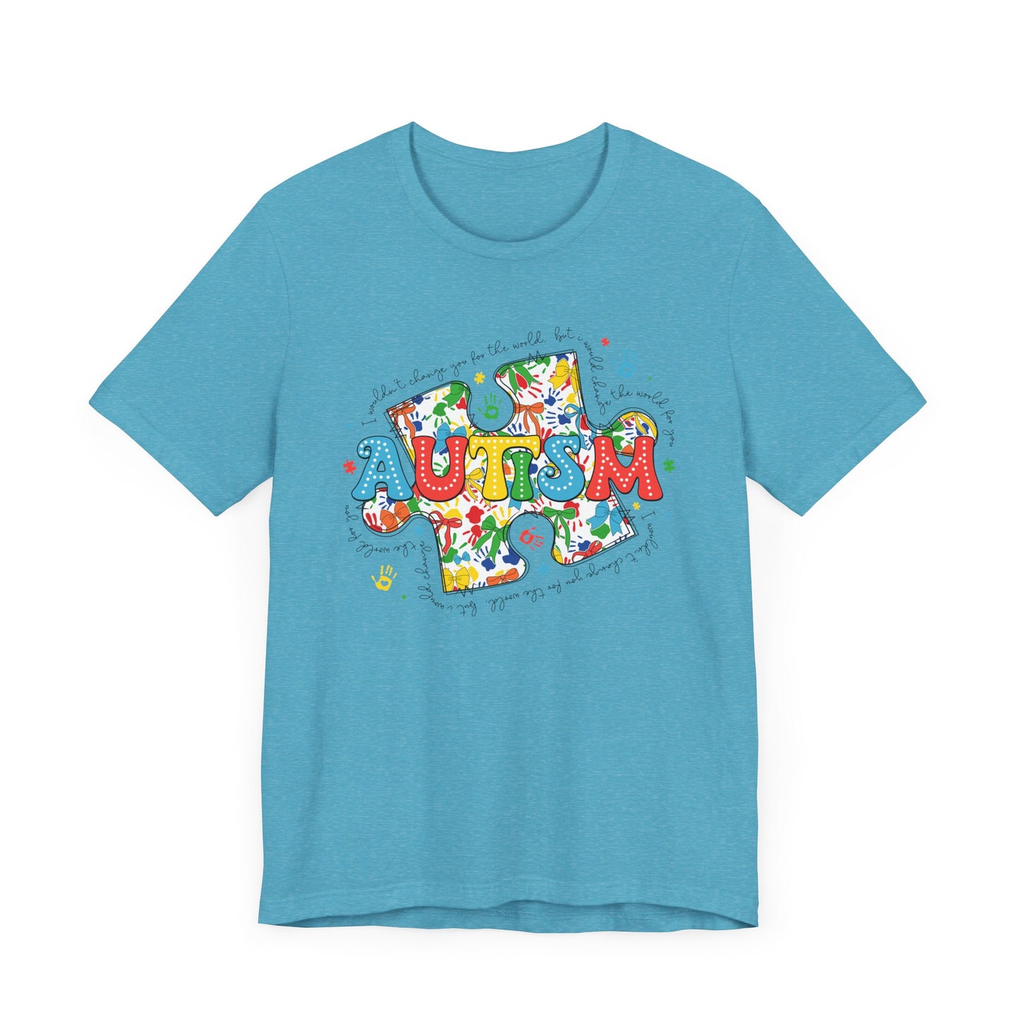 Autism Puzzle Jersey Short Sleeve Tee