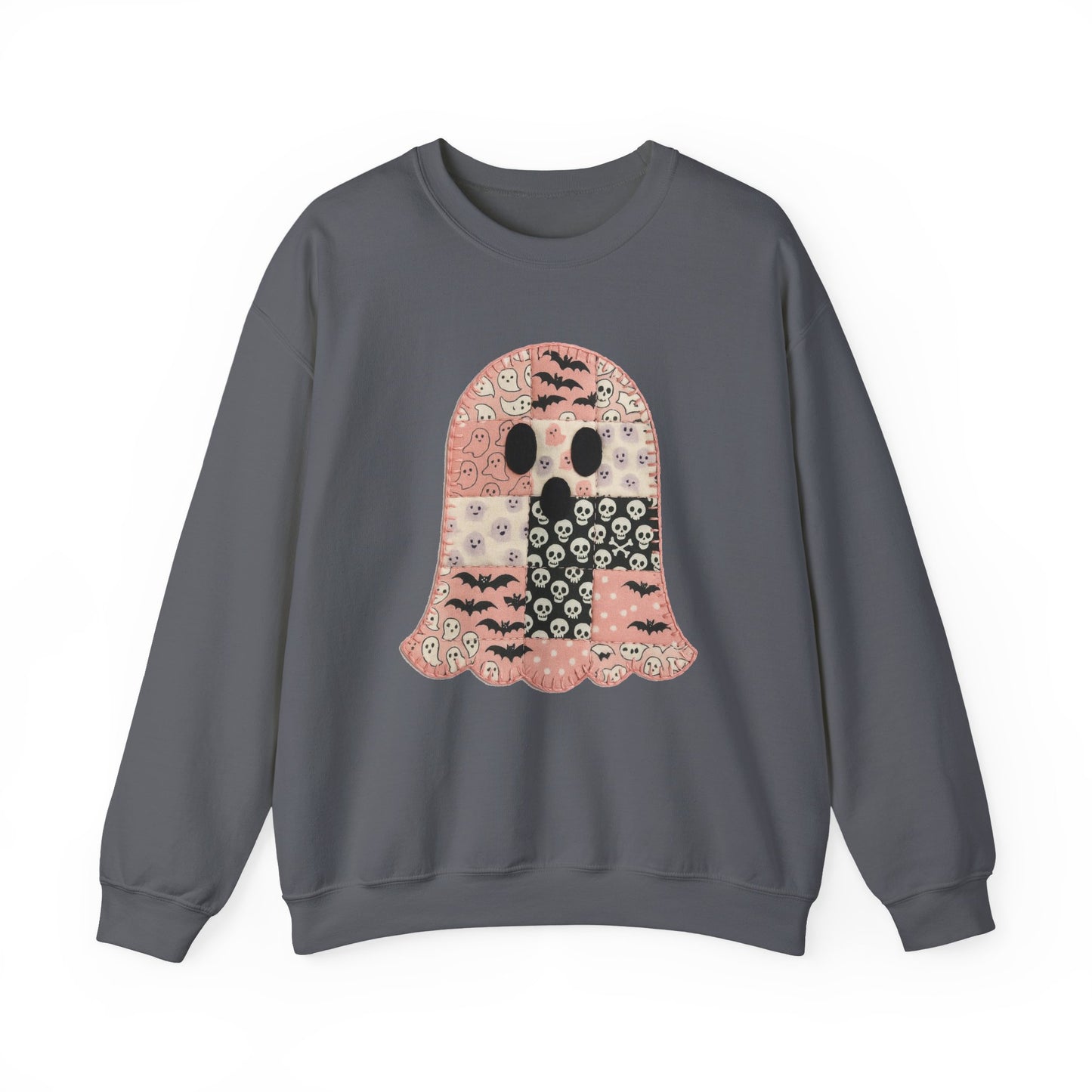 Patchwork Ghost Heavy Blend™ Crewneck Sweatshirt