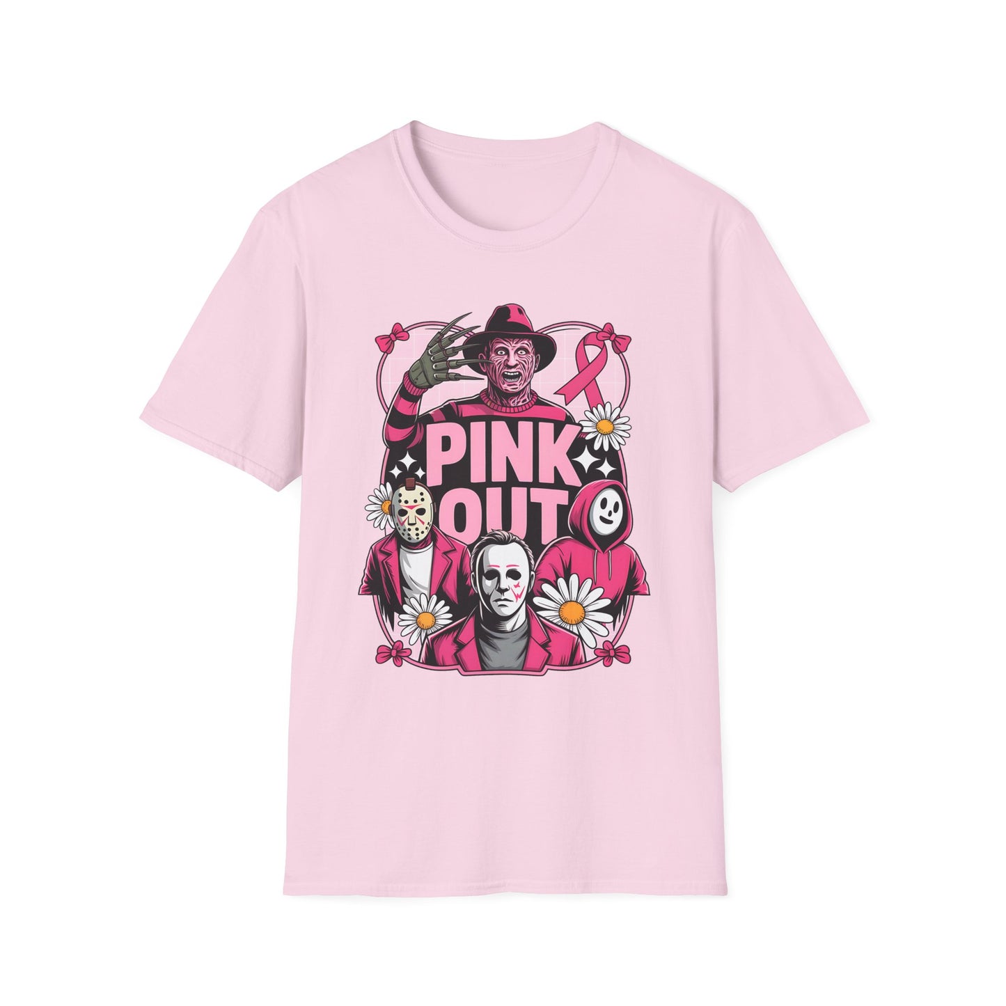 Spooky Pink Out Softstyle T-Shirt