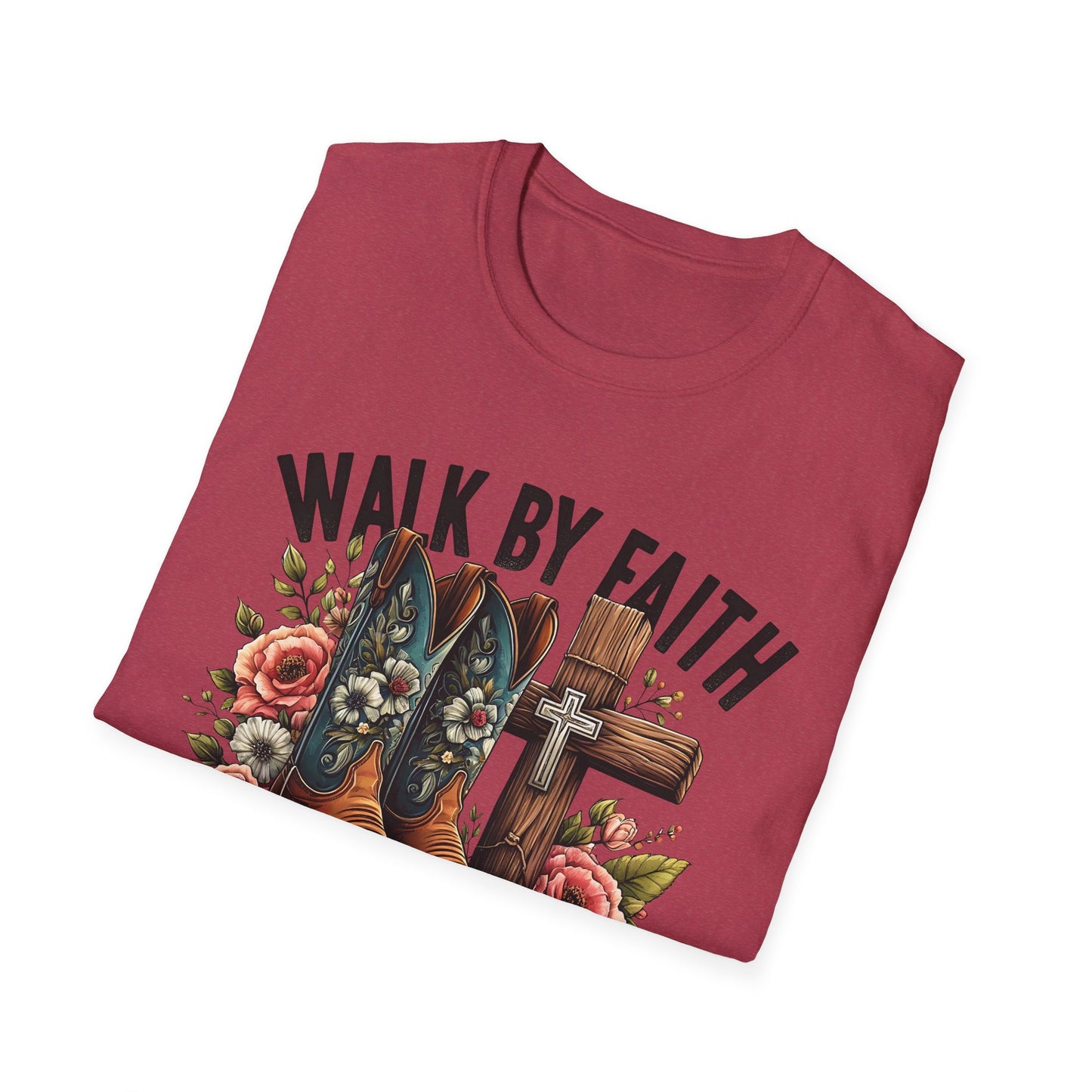 Walk By Faith Even When You Cannot See Softstyle T-Shirt